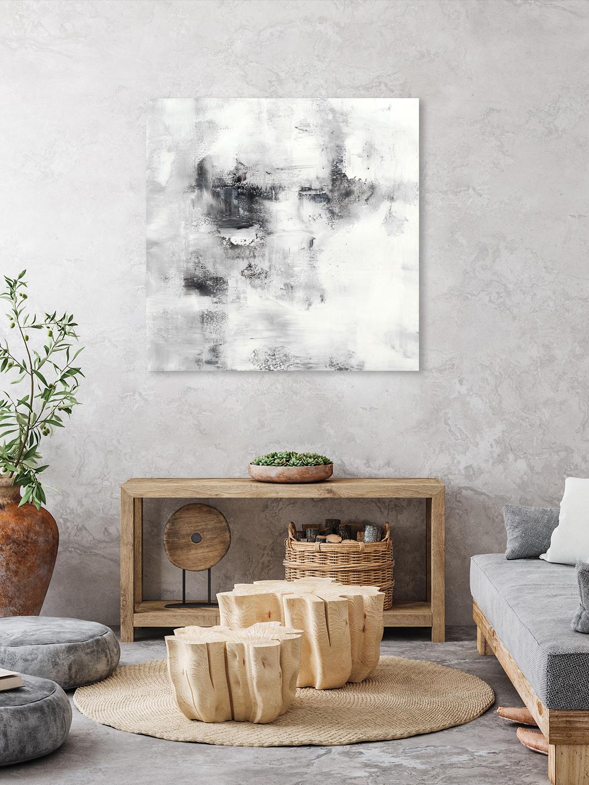 Lighthouse by Jeff Iorillo on GIANT ART - whites & creams abstract white