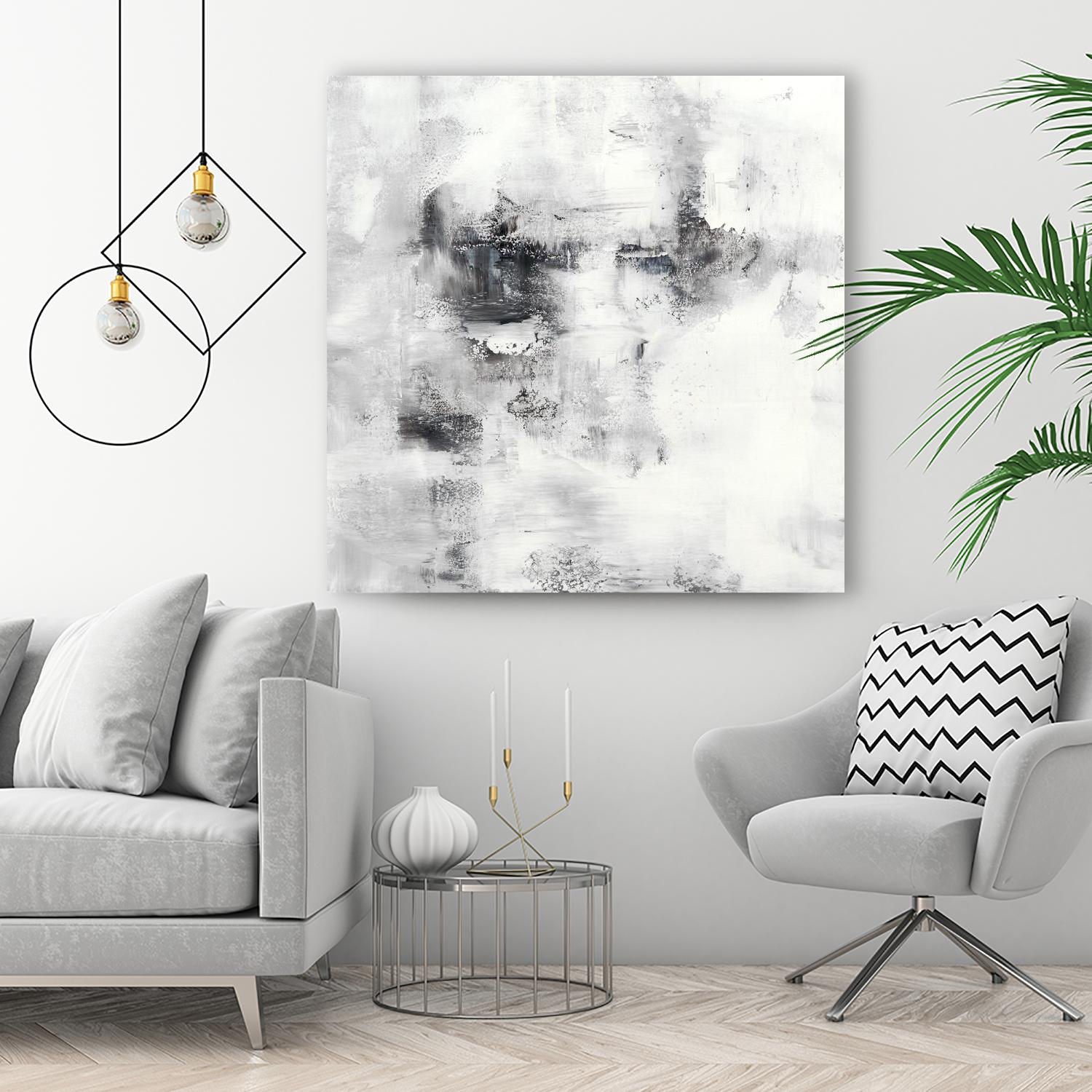 Lighthouse by Jeff Iorillo on GIANT ART - whites & creams abstract white