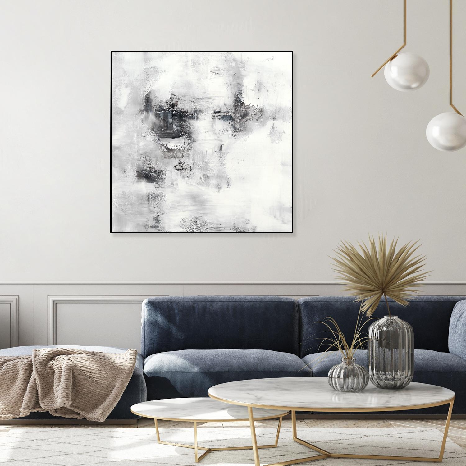 Lighthouse by Jeff Iorillo on GIANT ART - whites & creams abstract white