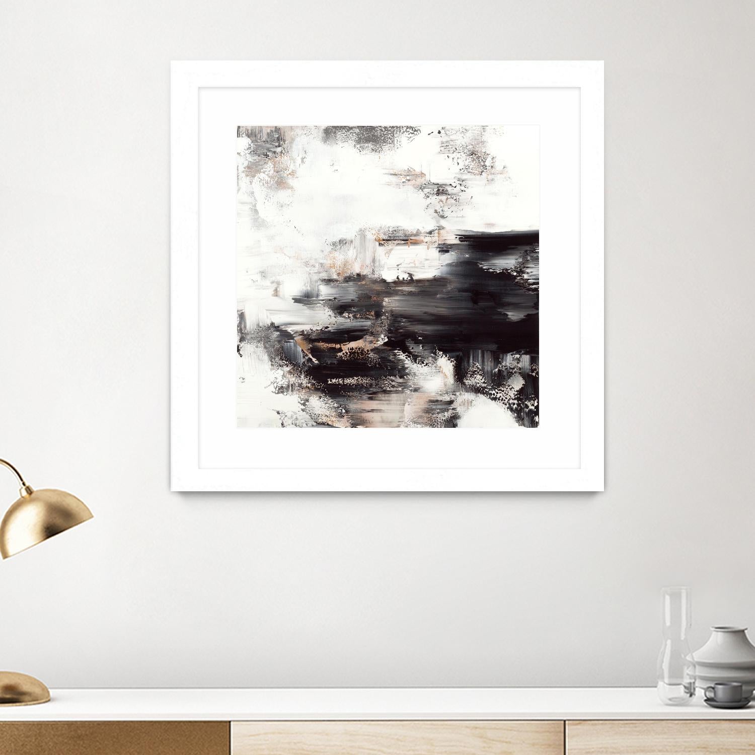 Momentum Synergy by Jeff Iorillo on GIANT ART - whites & creams abstract white