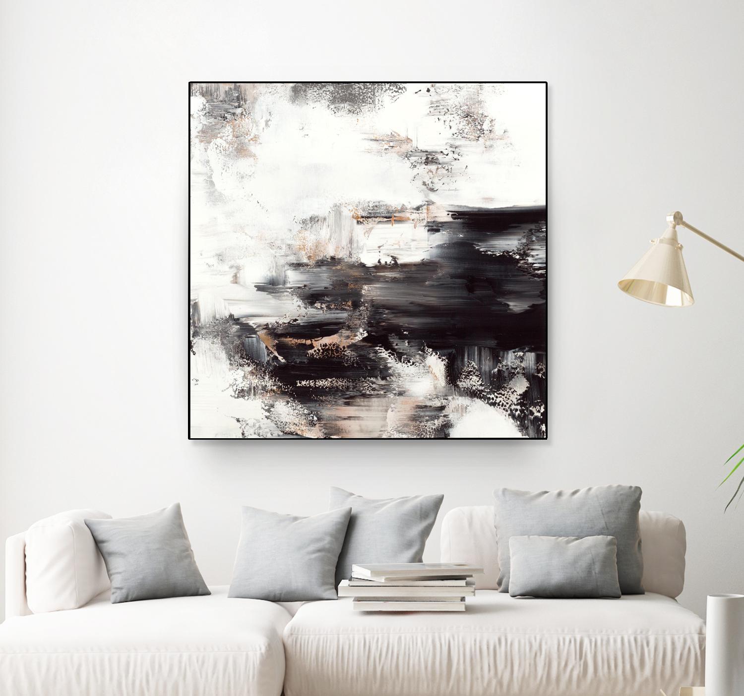 Momentum Synergy by Jeff Iorillo on GIANT ART - whites & creams abstract white