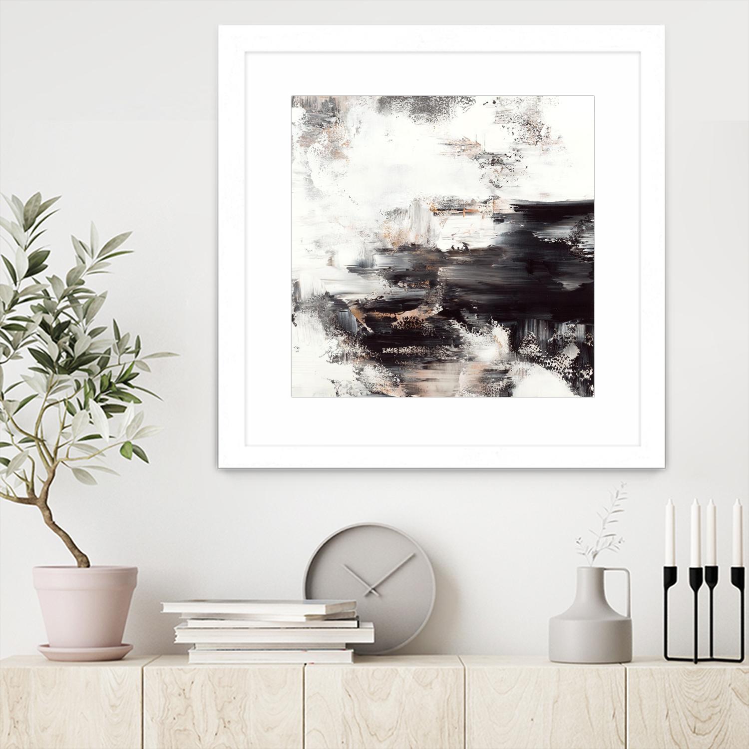 Momentum Synergy by Jeff Iorillo on GIANT ART - whites & creams abstract white