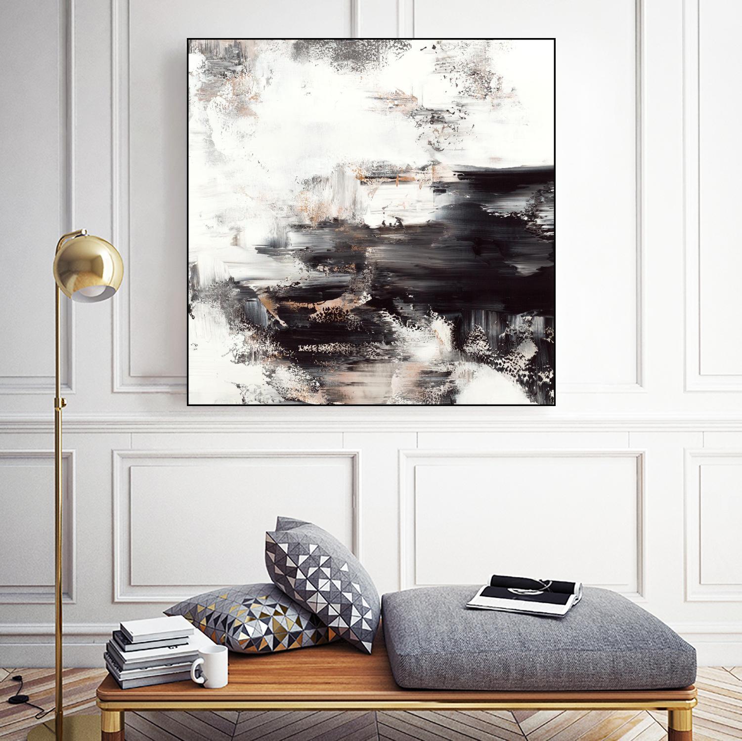 Momentum Synergy by Jeff Iorillo on GIANT ART - whites & creams abstract white