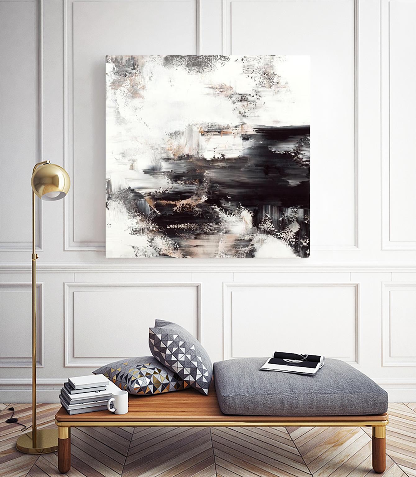 Momentum Synergy by Jeff Iorillo on GIANT ART - whites & creams abstract white