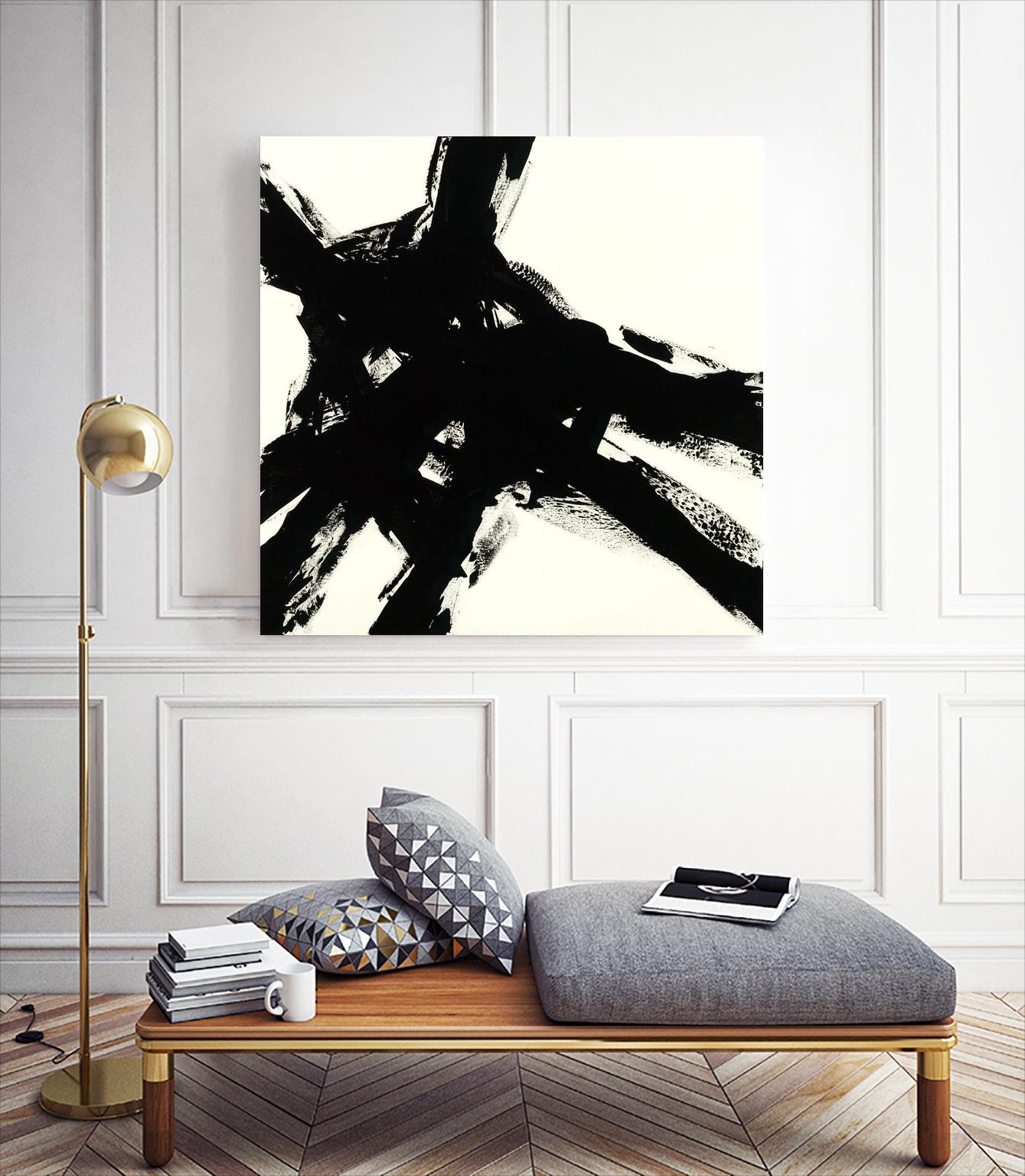 Shadow Complex by Jeff Iorillo on GIANT ART - black abstract black