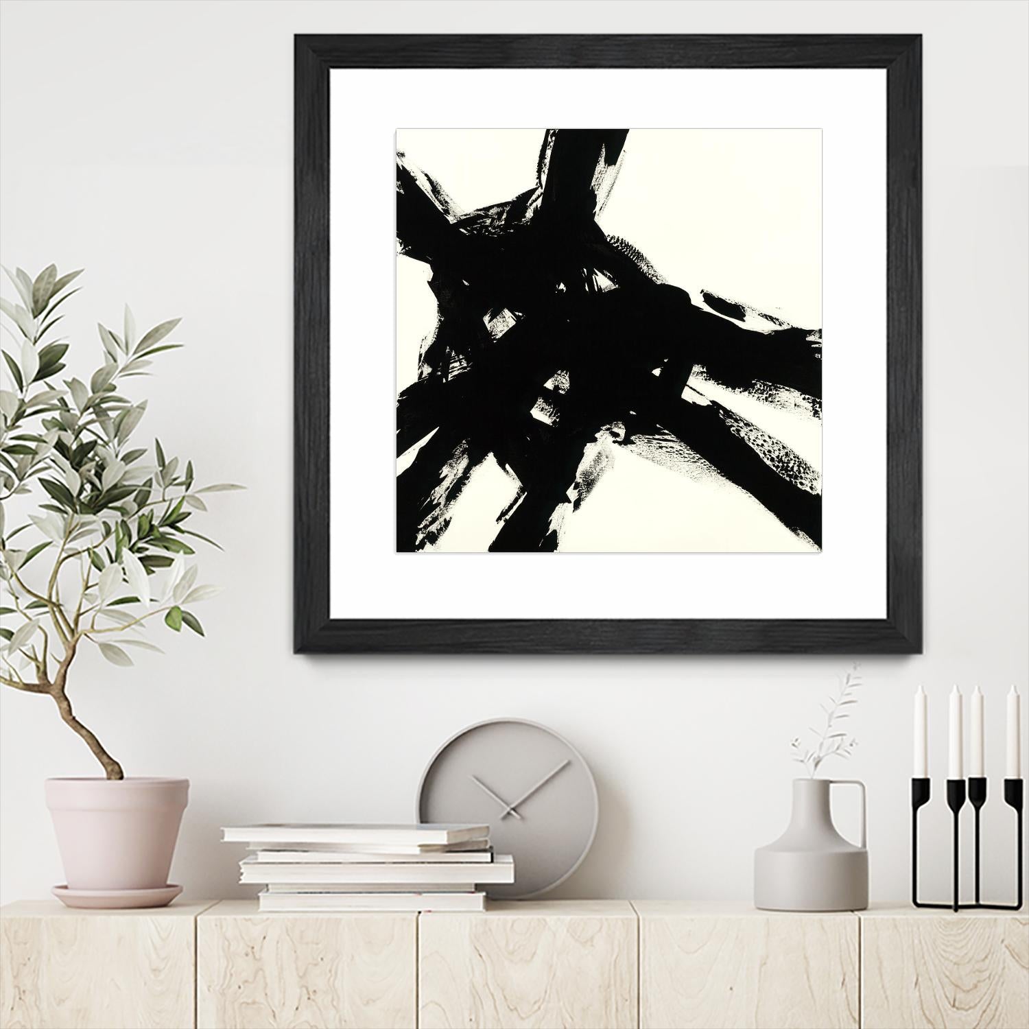 Shadow Complex by Jeff Iorillo on GIANT ART - black abstract black