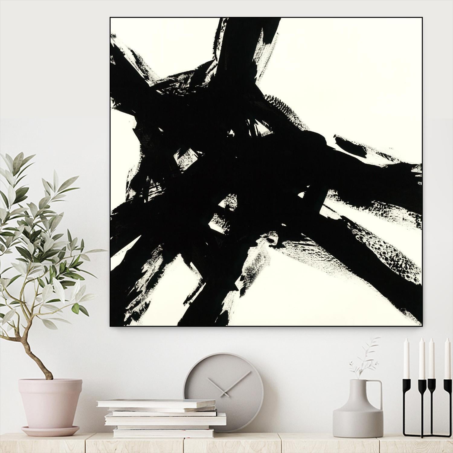 Shadow Complex by Jeff Iorillo on GIANT ART - black abstract black