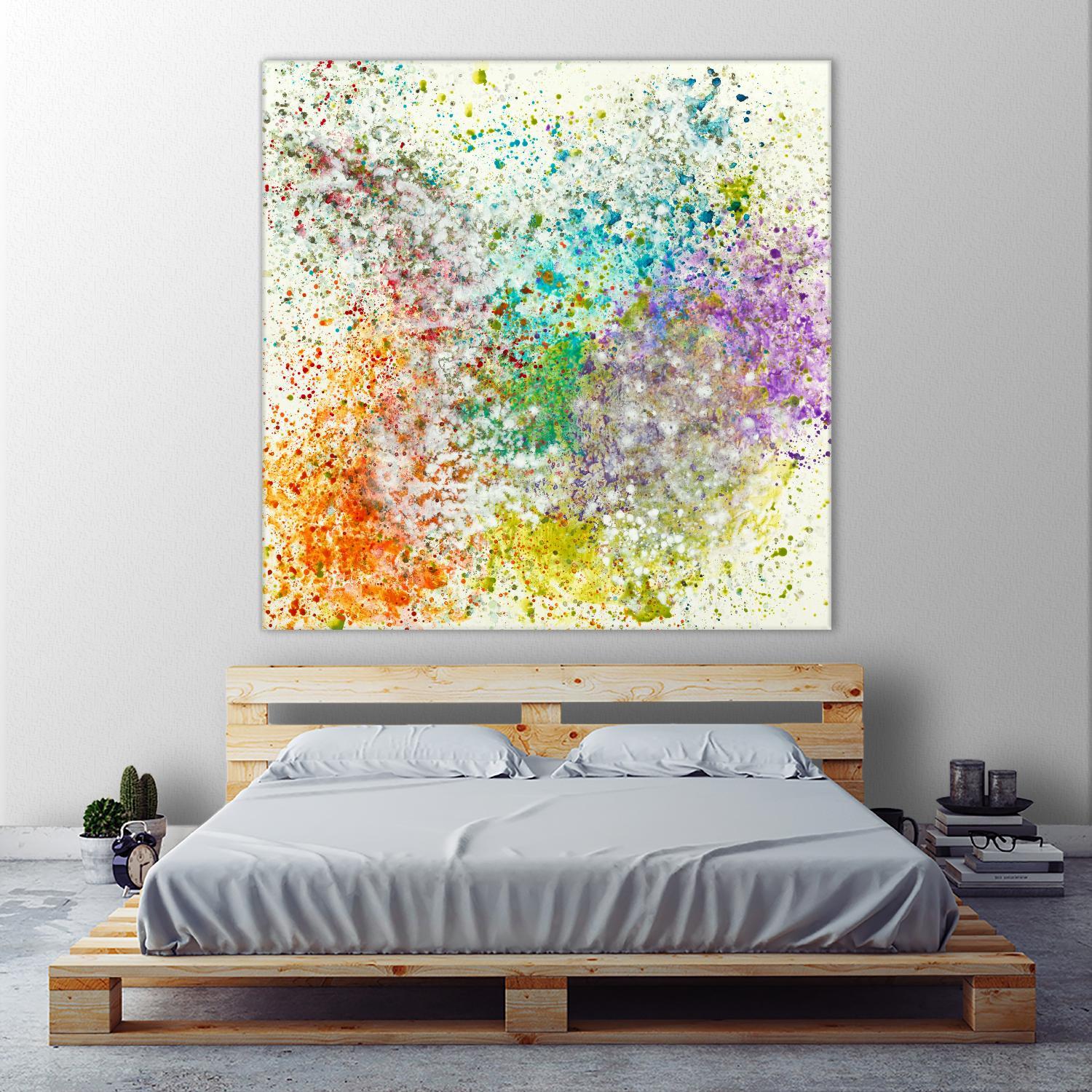 Galaxy II by Jeff Iorillo on GIANT ART - purples abstract spray