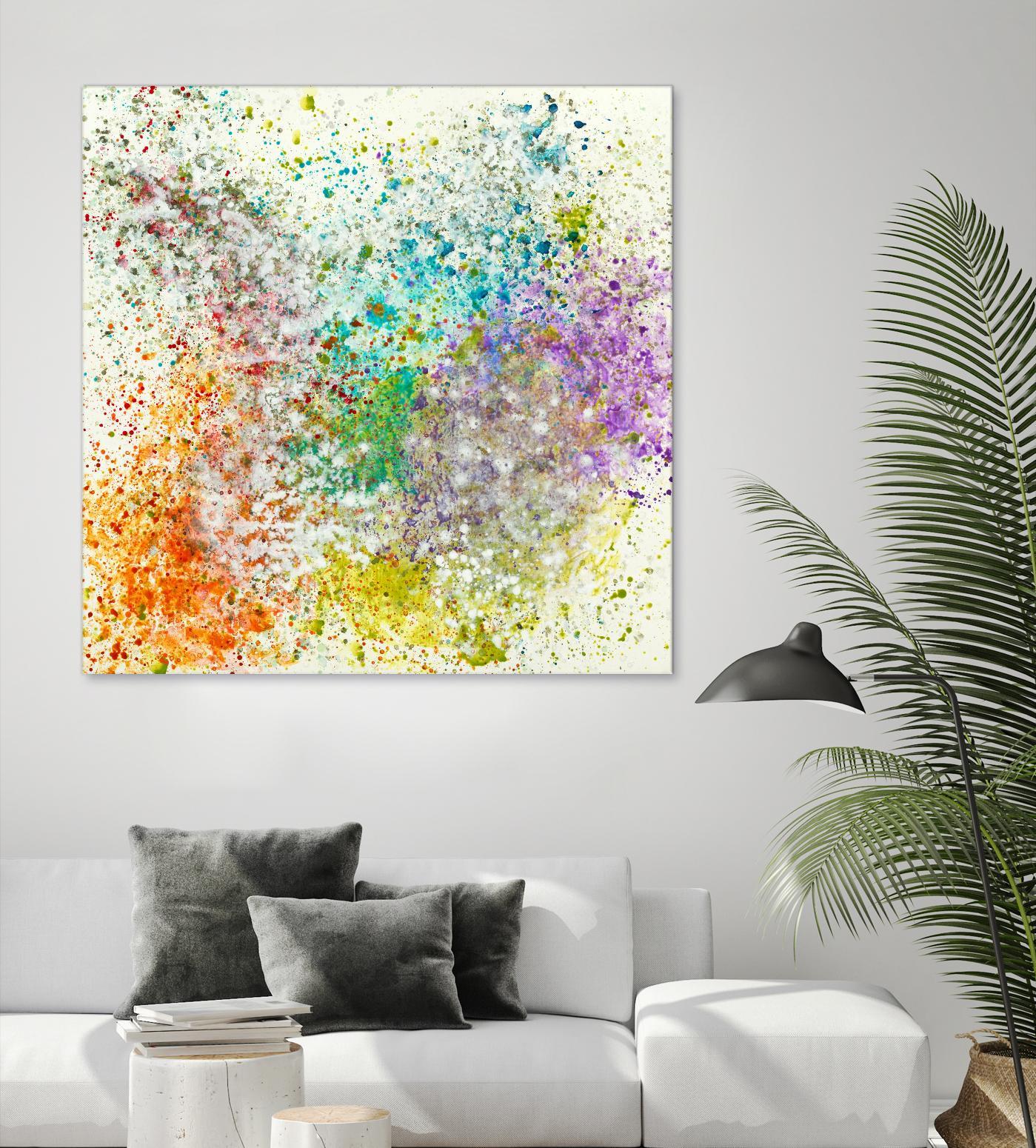 Galaxy II by Jeff Iorillo on GIANT ART - purples abstract spray