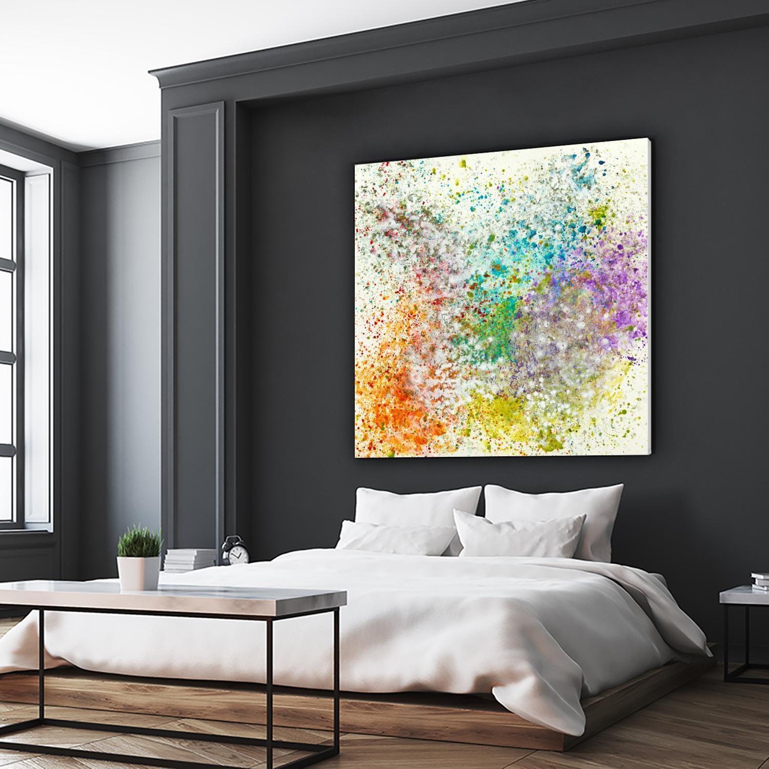 Galaxy II by Jeff Iorillo on GIANT ART - purples abstract spray