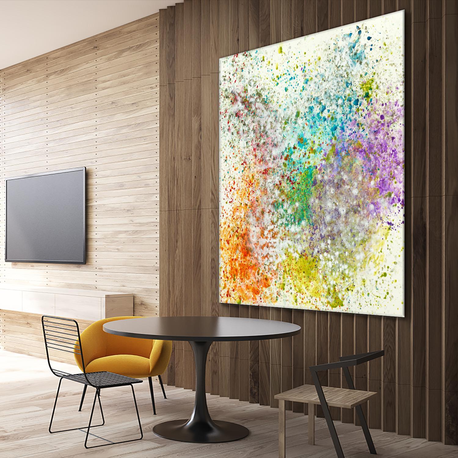 Galaxy II by Jeff Iorillo on GIANT ART - purples abstract spray