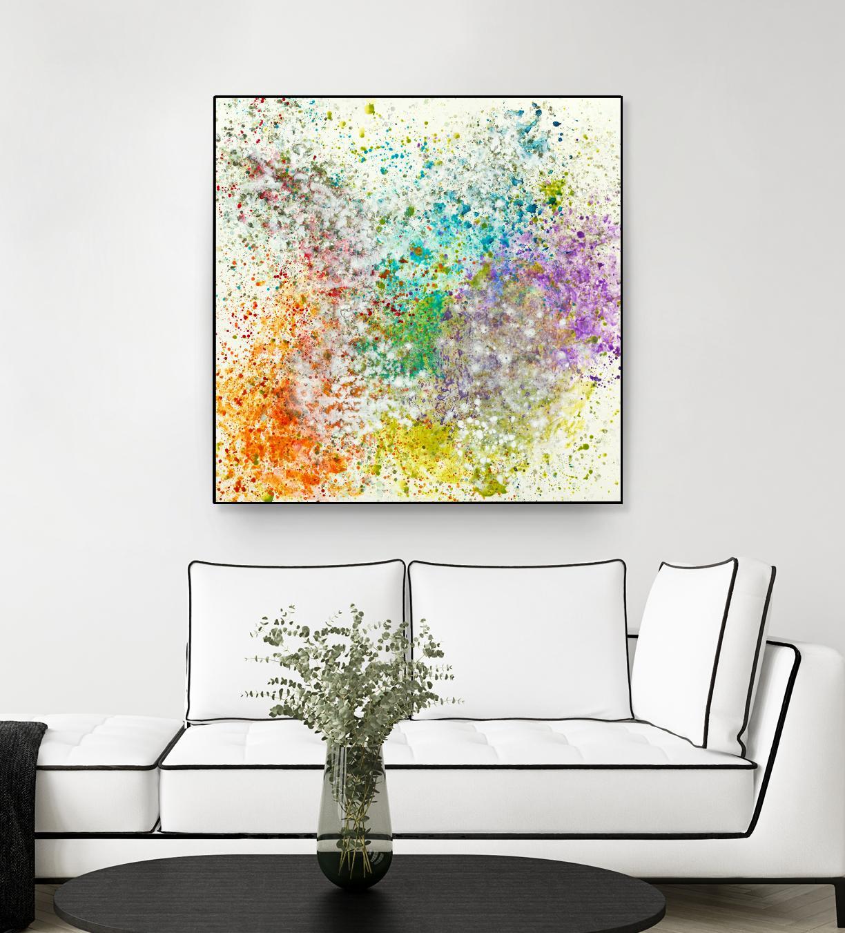 Galaxy II by Jeff Iorillo on GIANT ART - purples abstract spray