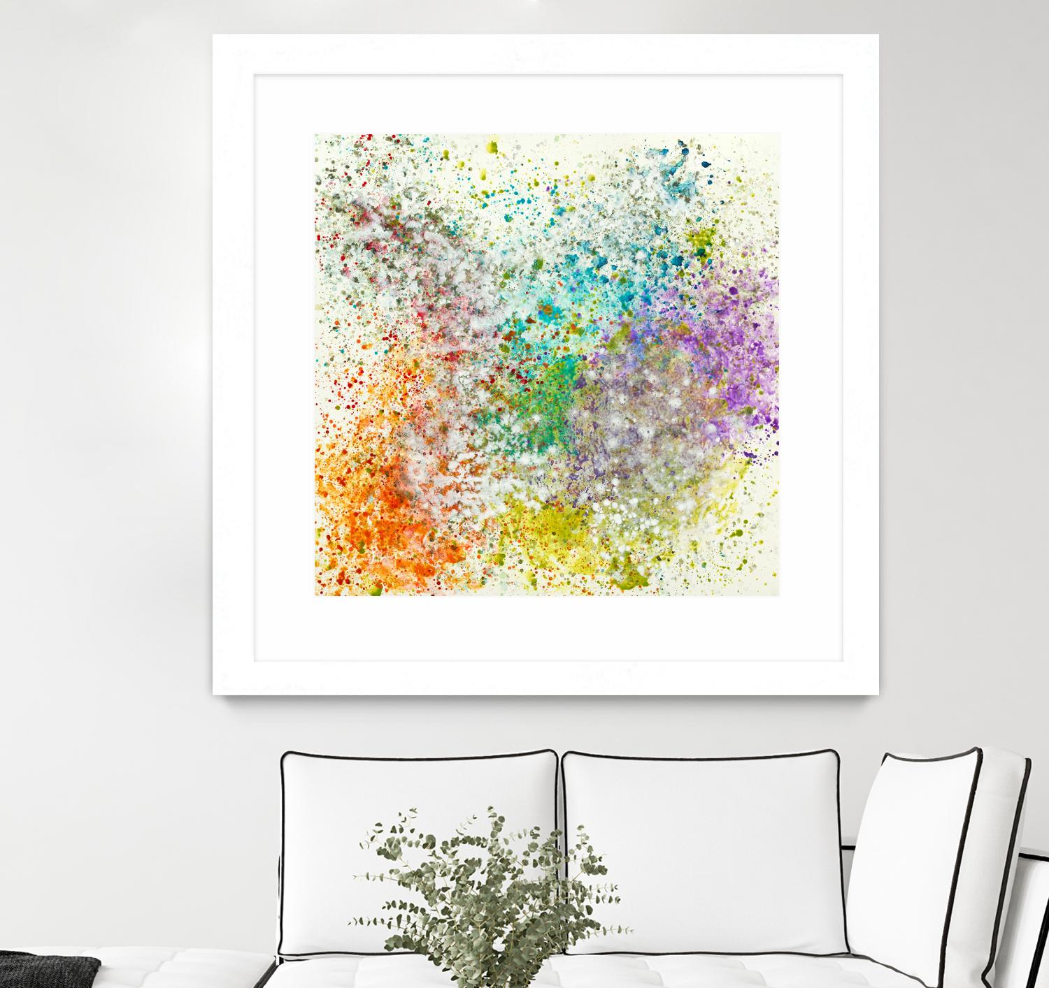 Galaxy II by Jeff Iorillo on GIANT ART - purples abstract spray