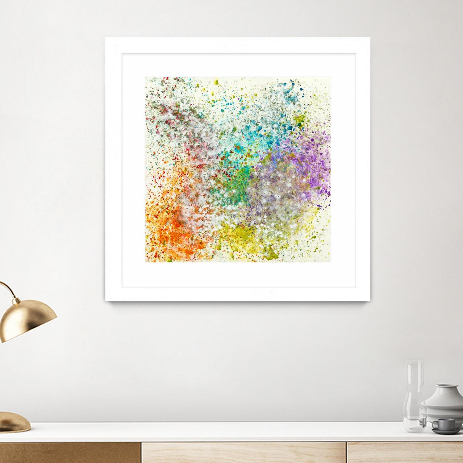 Galaxy II by Jeff Iorillo on GIANT ART - purples abstract spray