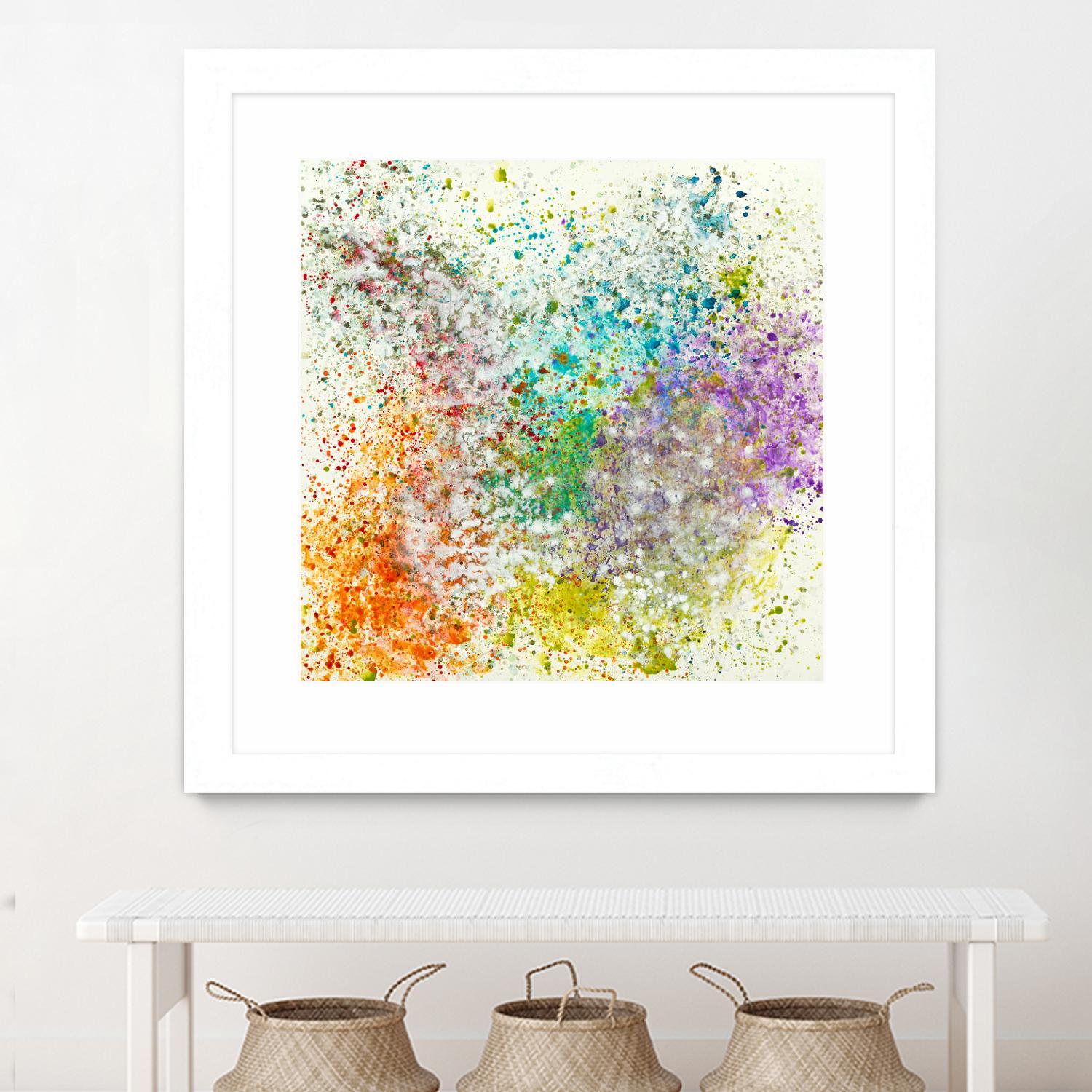 Galaxy II by Jeff Iorillo on GIANT ART - purples abstract spray