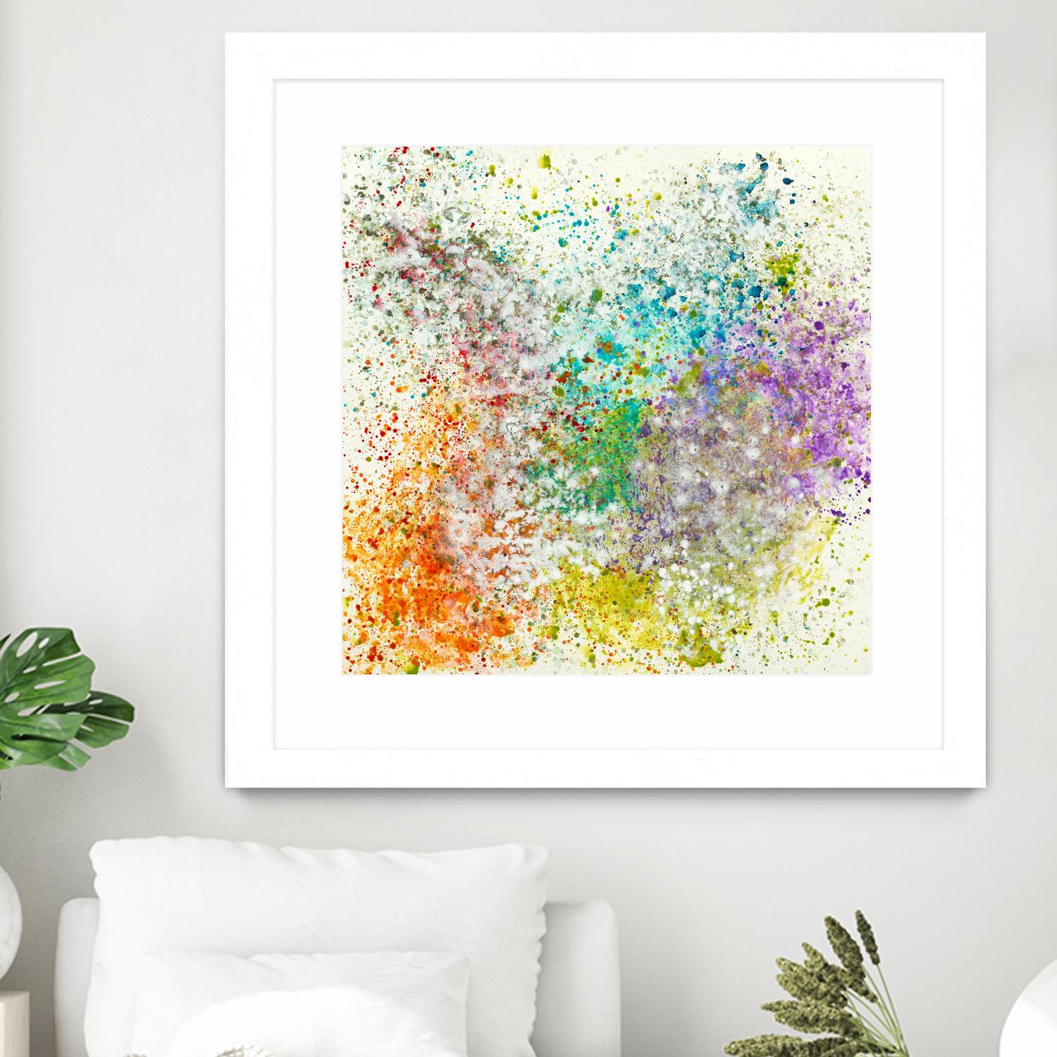 Galaxy II by Jeff Iorillo on GIANT ART - purples abstract spray