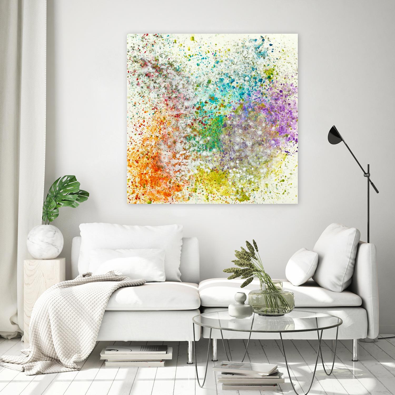 Galaxy II by Jeff Iorillo on GIANT ART - purples abstract spray