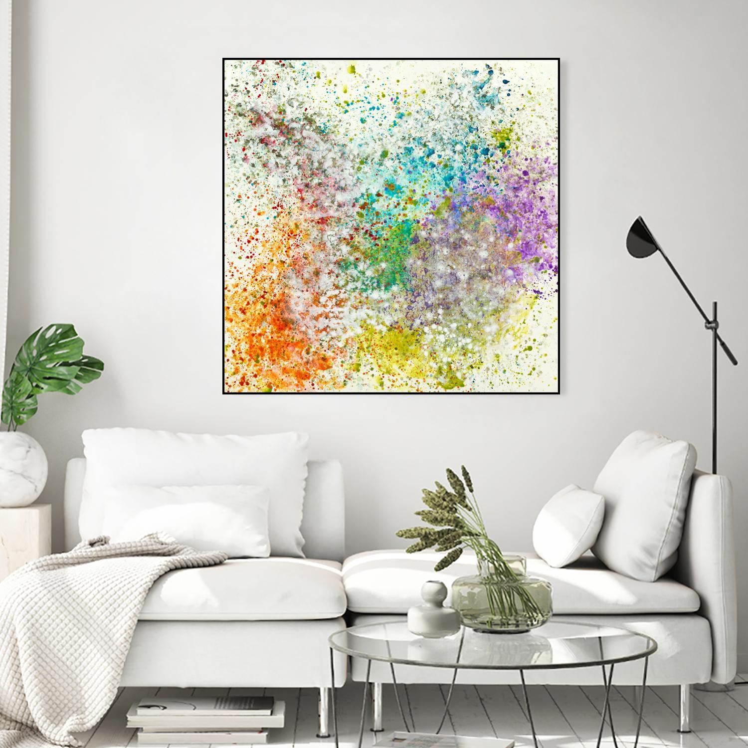 Galaxy II by Jeff Iorillo on GIANT ART - purples abstract spray