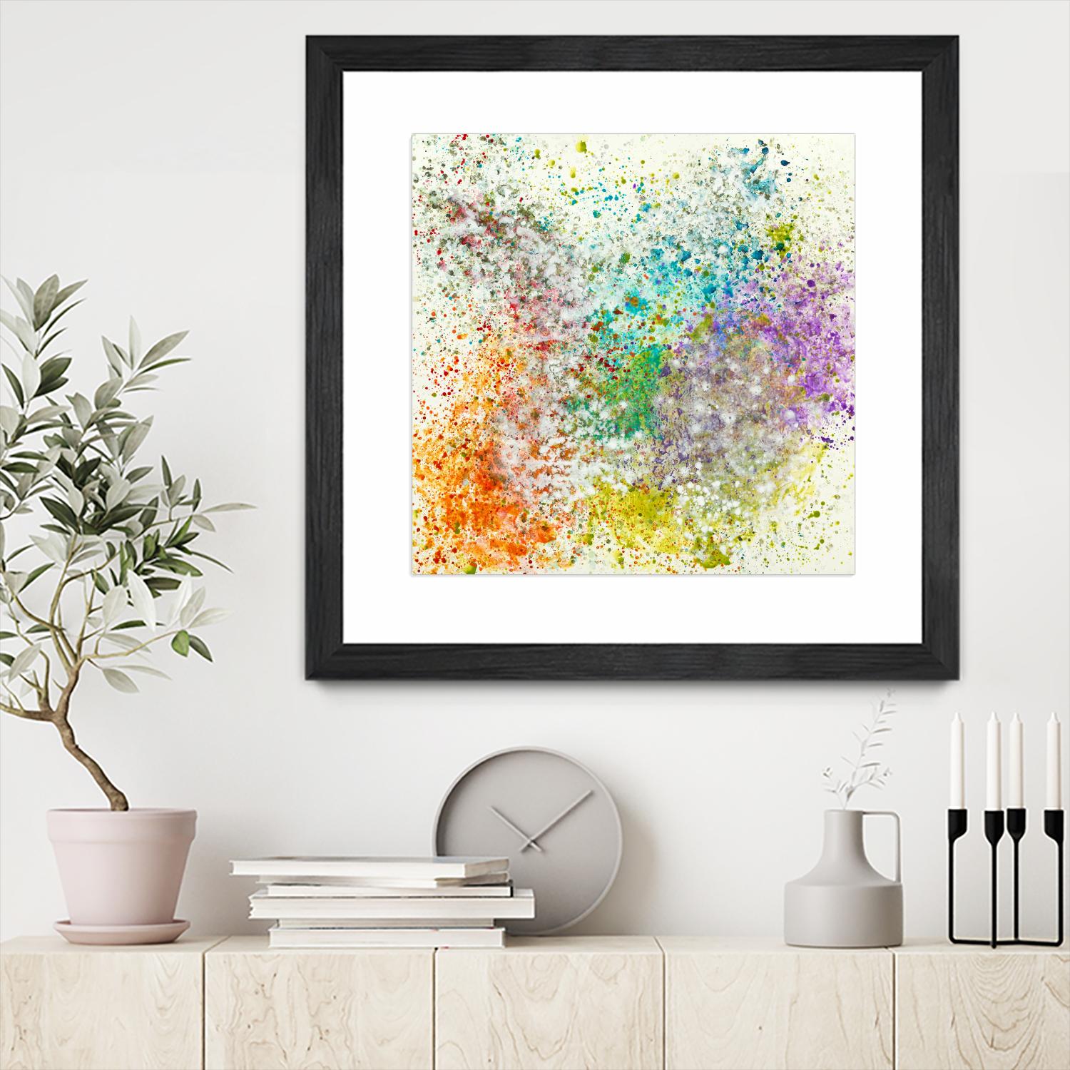 Galaxy II by Jeff Iorillo on GIANT ART - purples abstract spray