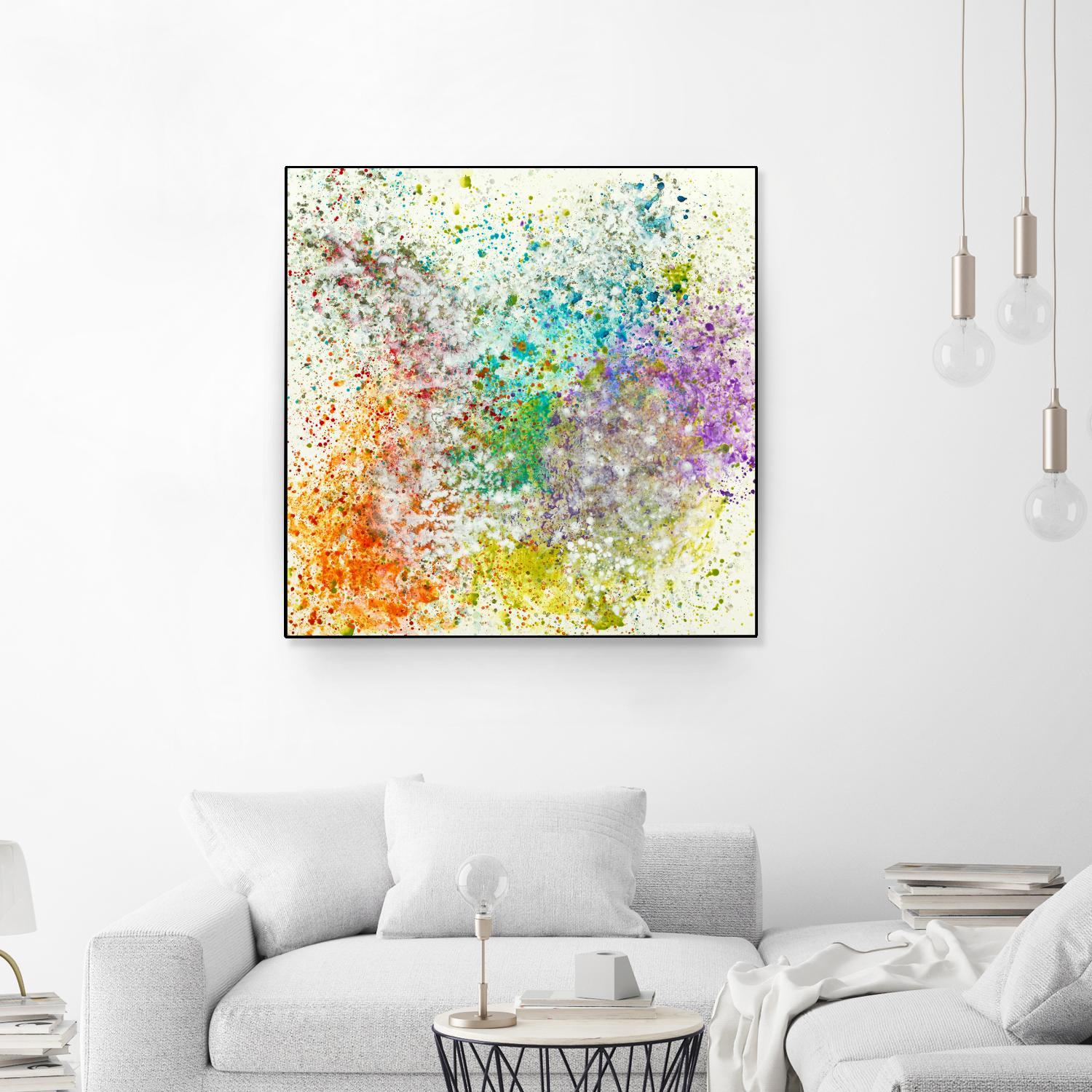 Galaxy II by Jeff Iorillo on GIANT ART - purples abstract spray