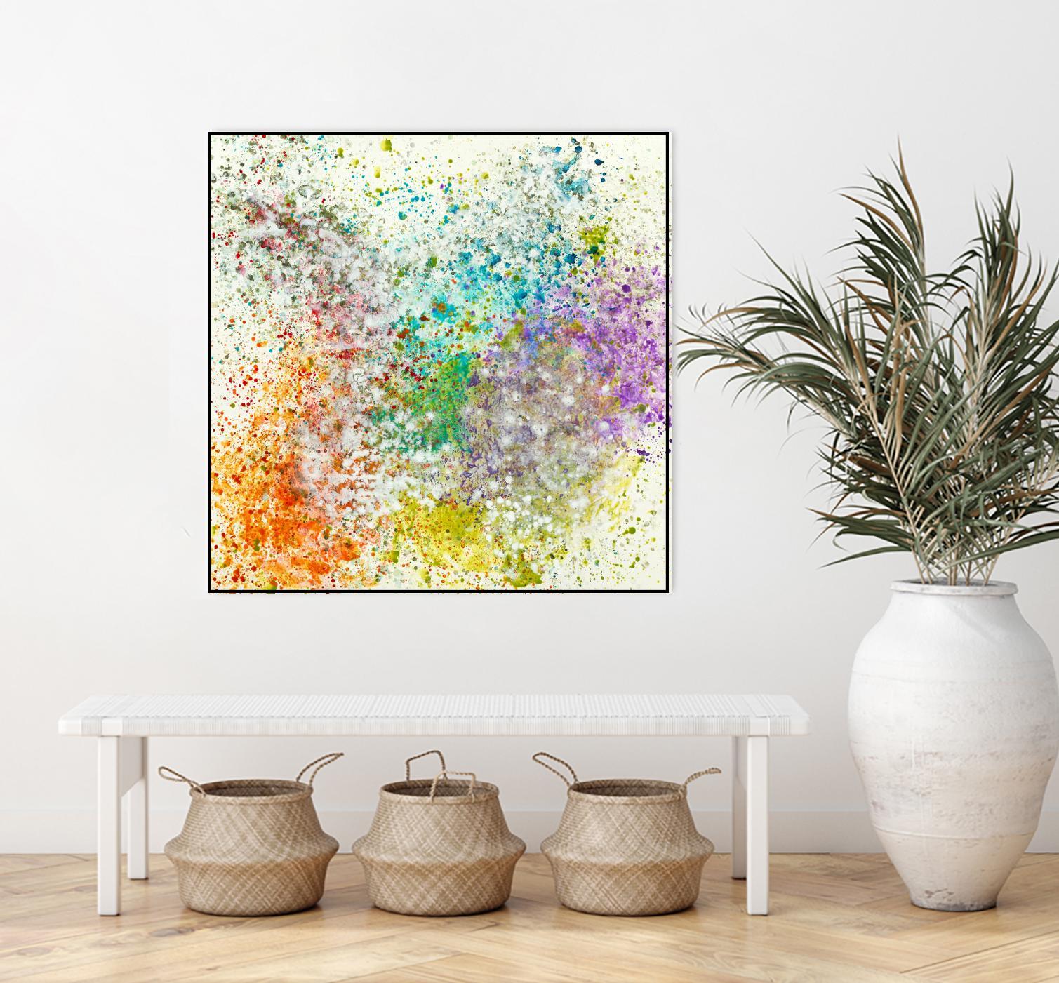 Galaxy II by Jeff Iorillo on GIANT ART - purples abstract spray