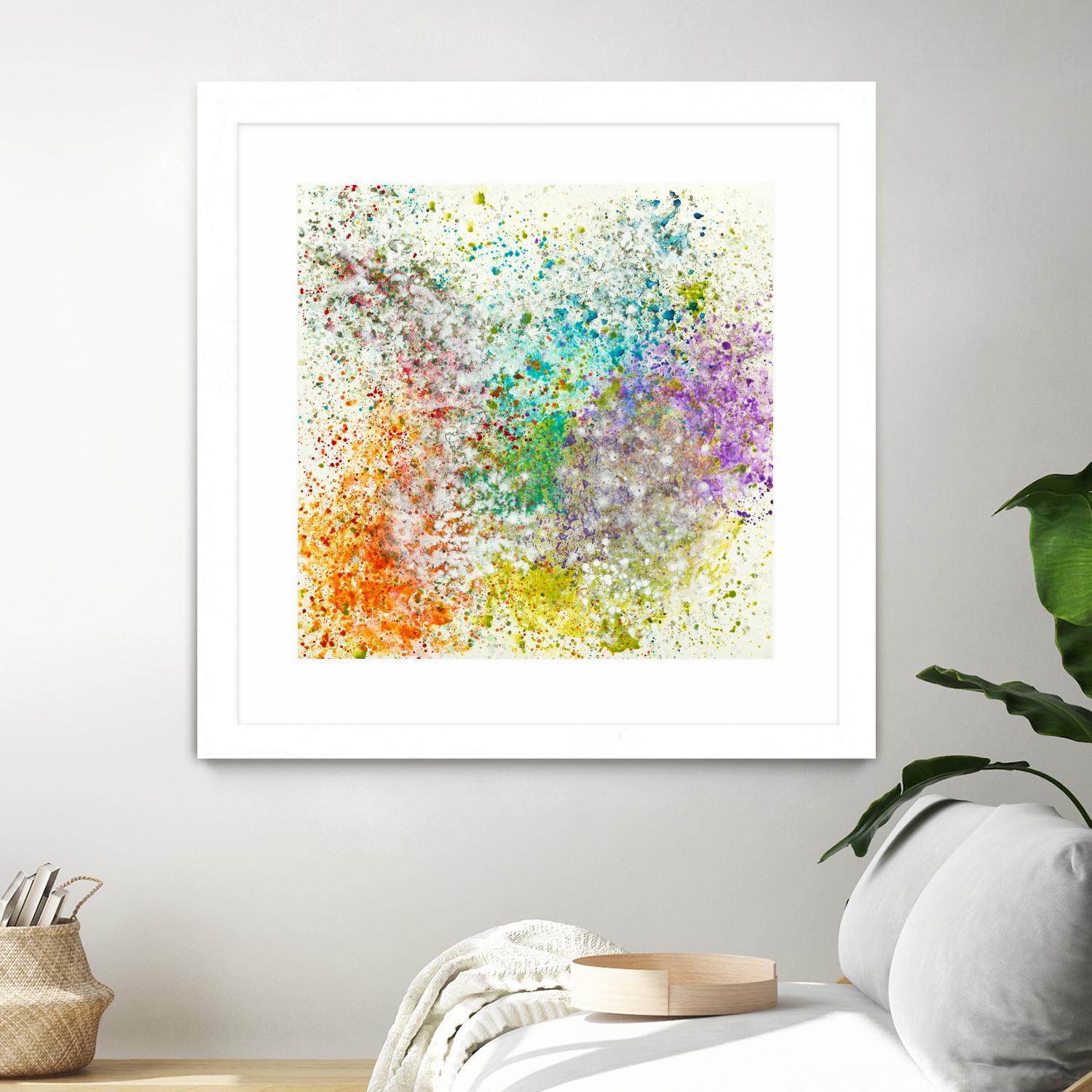 Galaxy II by Jeff Iorillo on GIANT ART - purples abstract spray