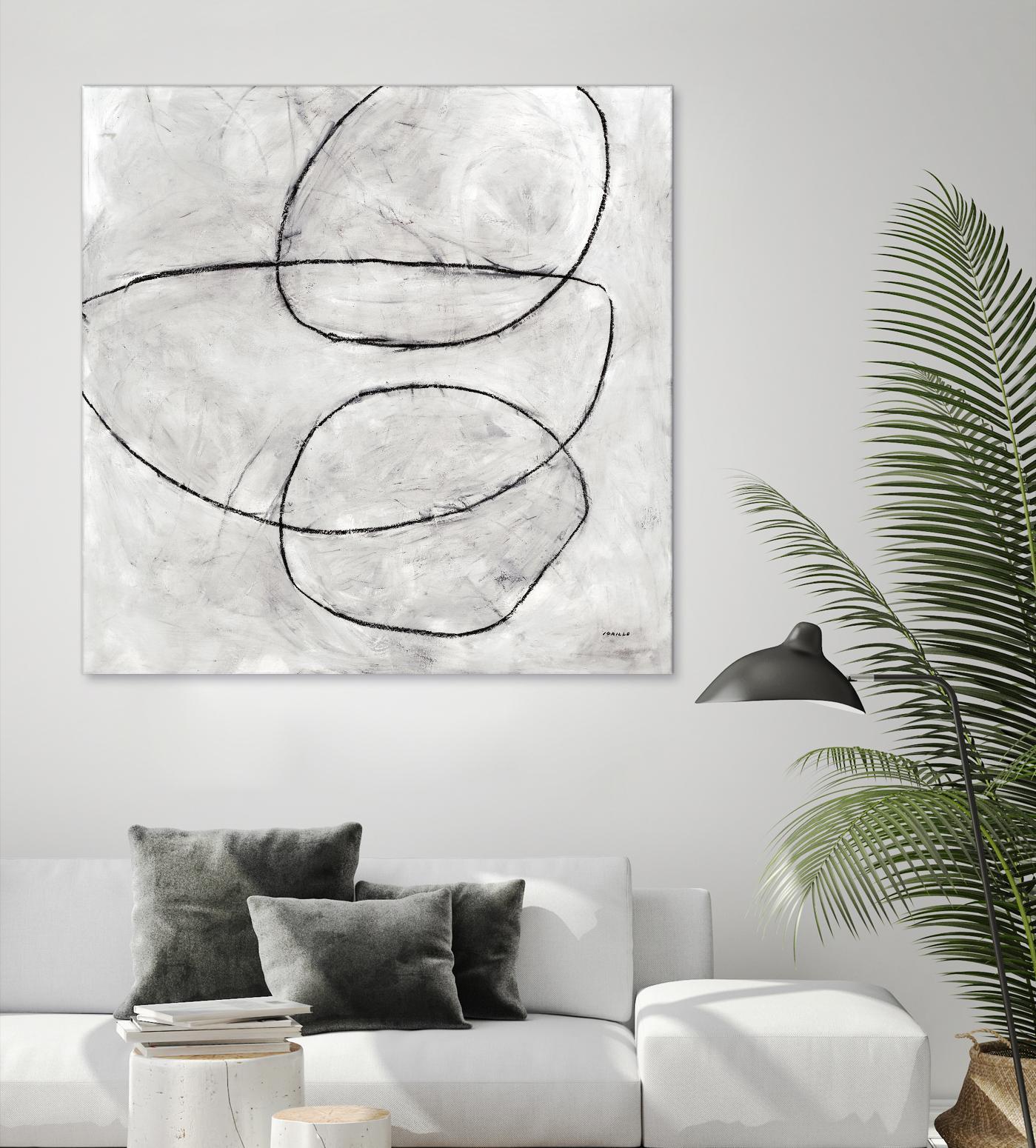 Balance Perspective by Jeff Iorillo on GIANT ART - whites & creams geometric abstract circles