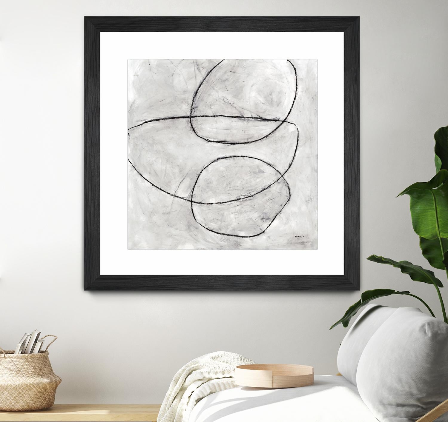 Balance Perspective by Jeff Iorillo on GIANT ART - whites & creams geometric abstract circles