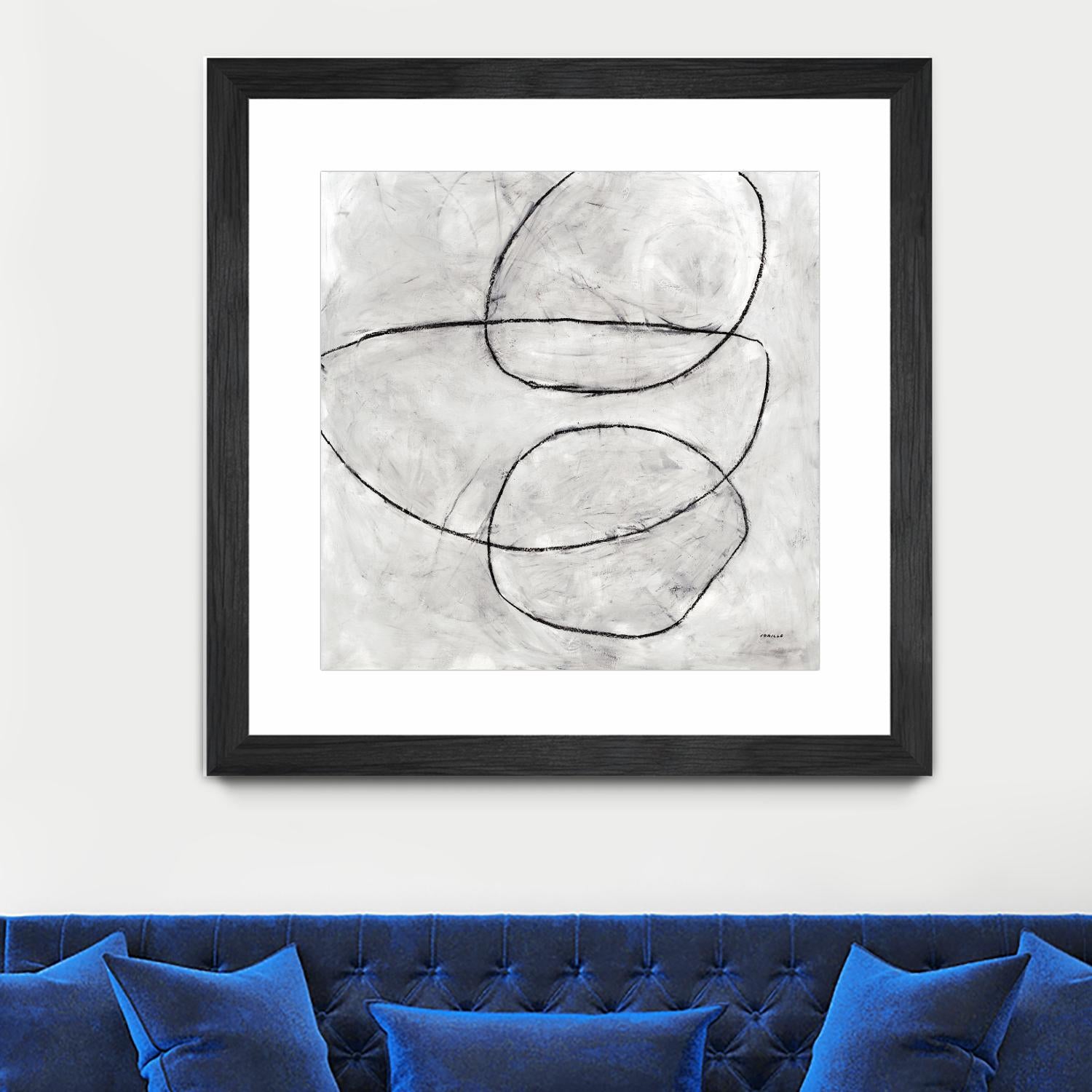 Balance Perspective by Jeff Iorillo on GIANT ART - whites & creams geometric abstract circles