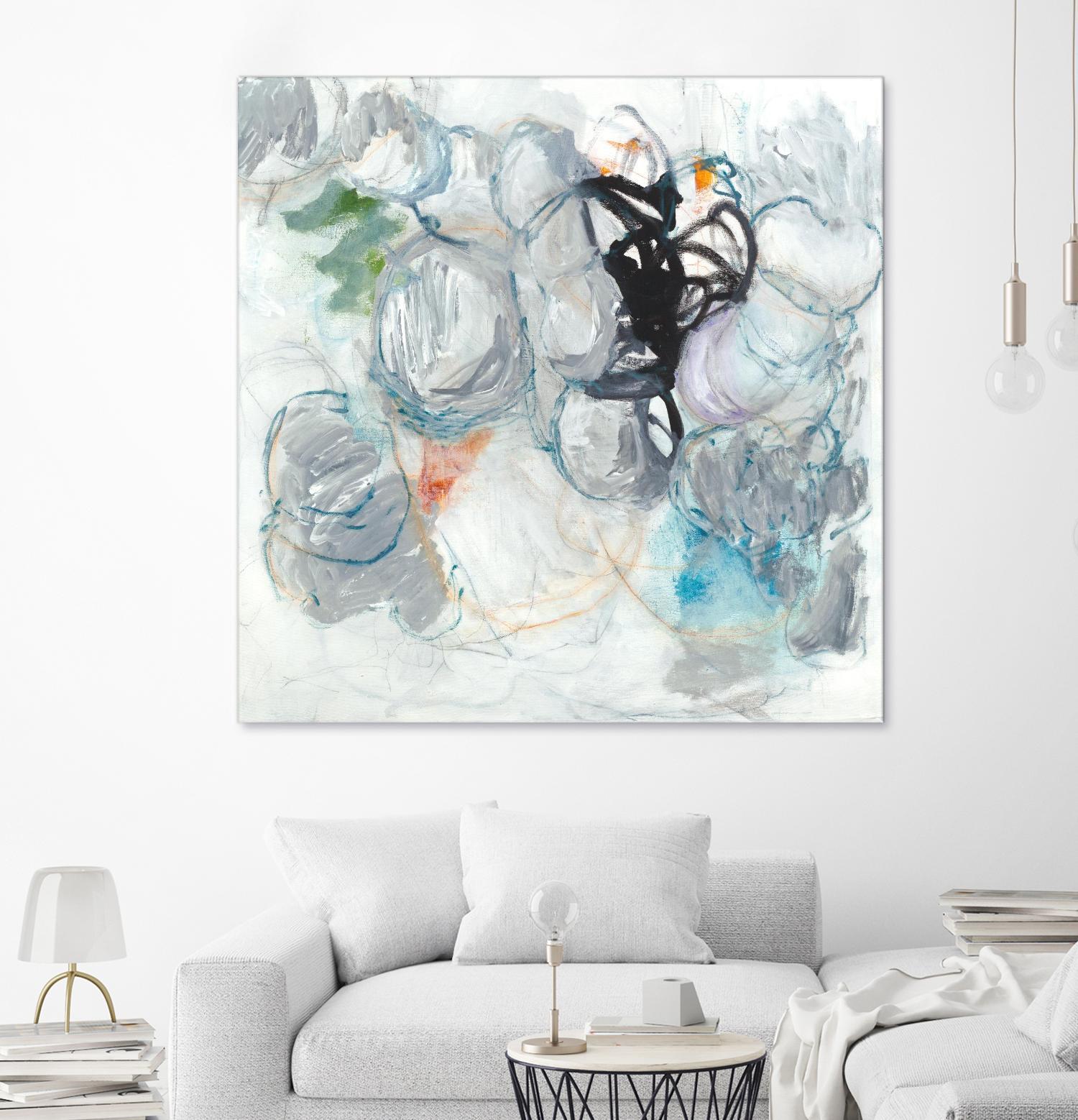 TUMBLE MOMENTUM by JEFF IORILLO on GIANT ART - blue abstract abstract
