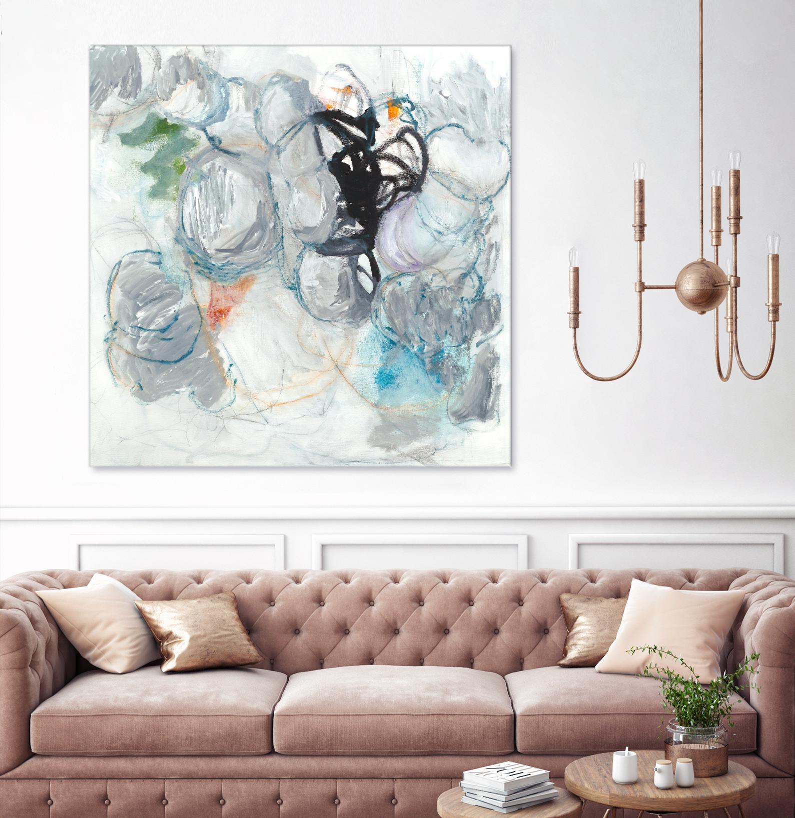 TUMBLE MOMENTUM by JEFF IORILLO on GIANT ART - blue abstract abstract