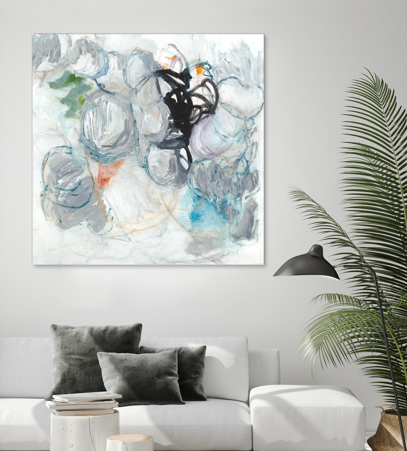TUMBLE MOMENTUM by JEFF IORILLO on GIANT ART - blue abstract abstract