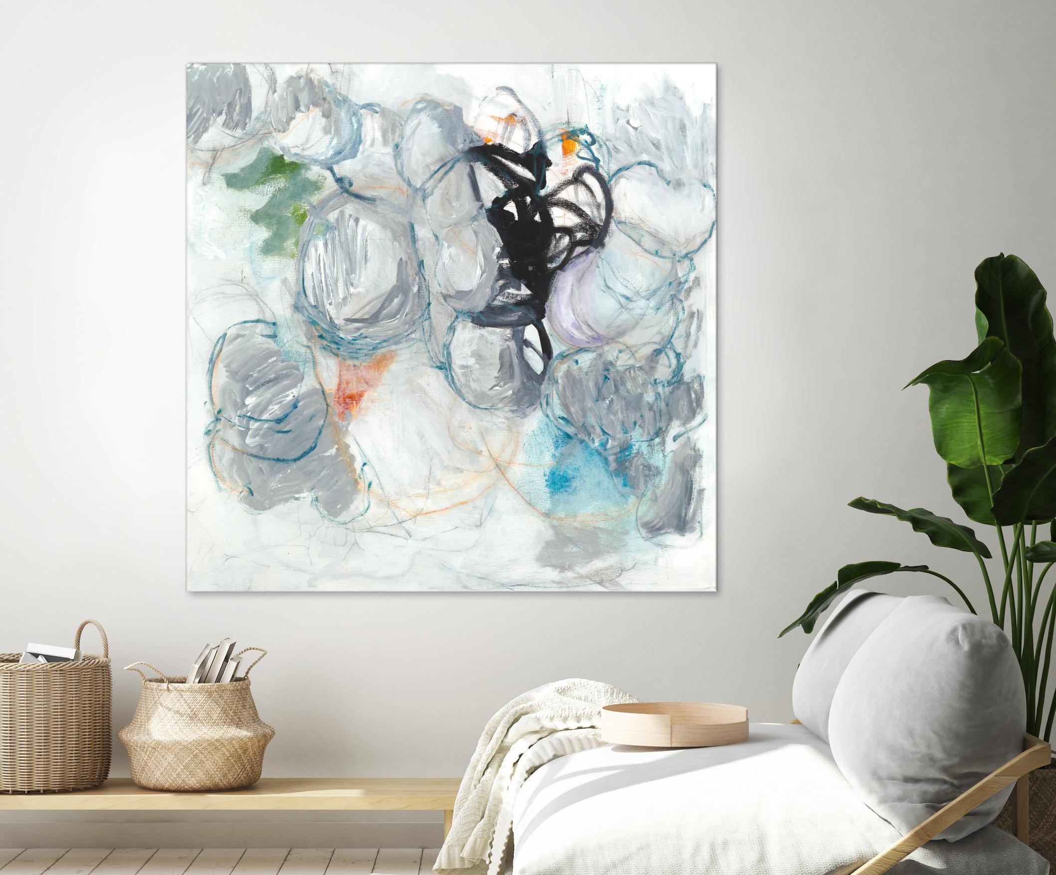 TUMBLE MOMENTUM by JEFF IORILLO on GIANT ART - blue abstract abstract