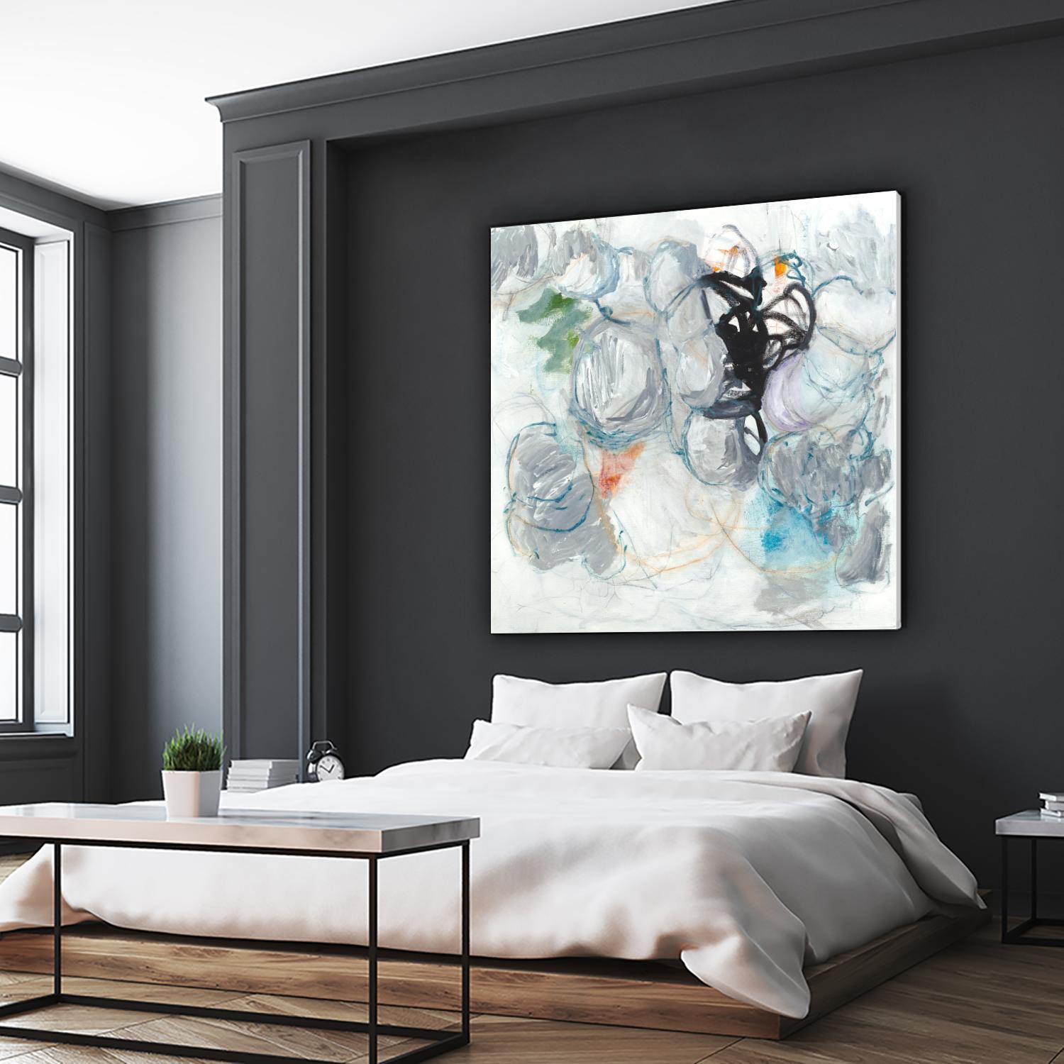 TUMBLE MOMENTUM by JEFF IORILLO on GIANT ART - blue abstract abstract