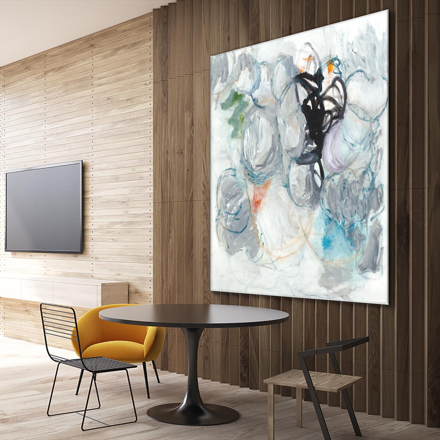 TUMBLE MOMENTUM by JEFF IORILLO on GIANT ART - blue abstract abstract