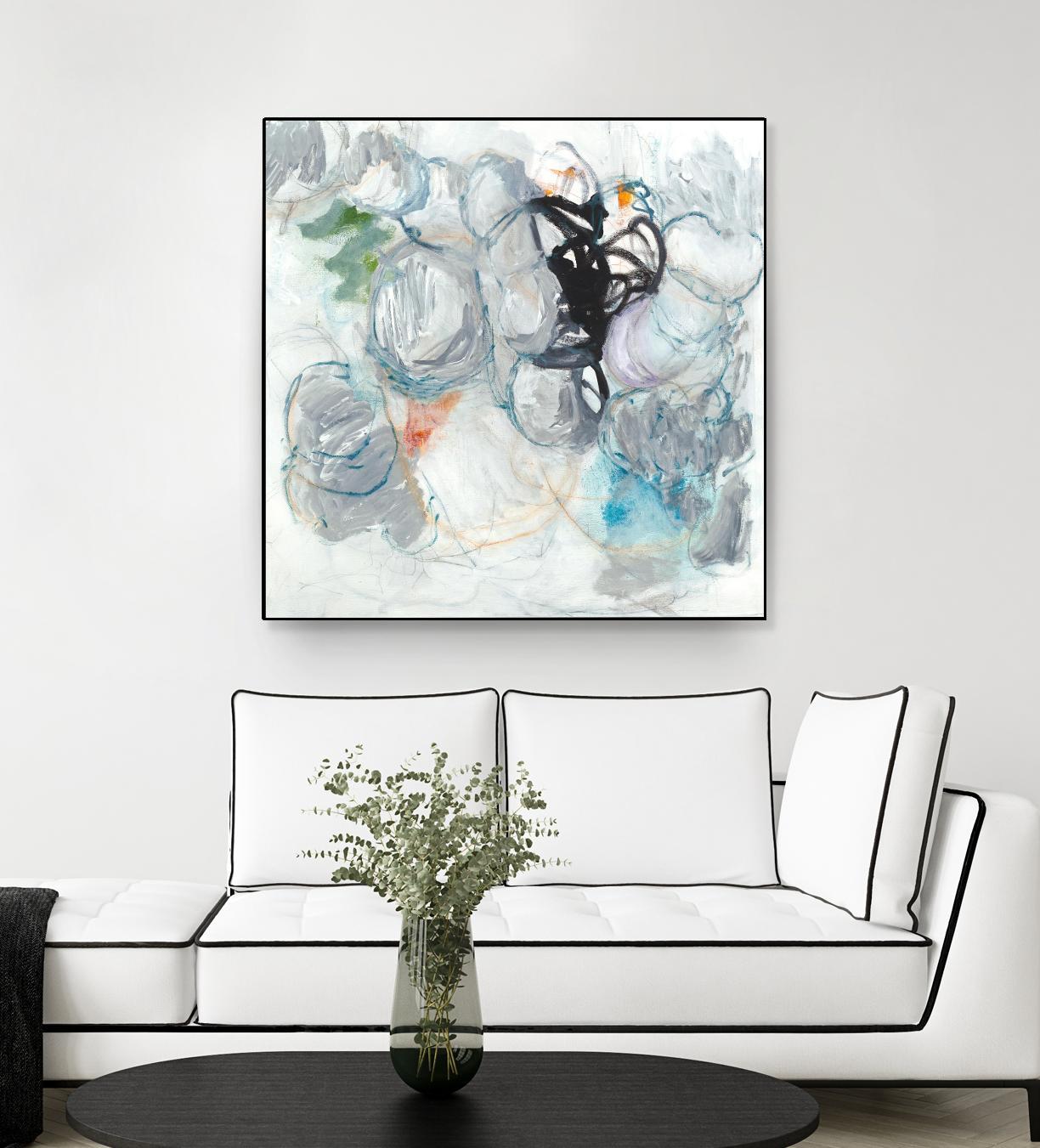 TUMBLE MOMENTUM by JEFF IORILLO on GIANT ART - blue abstract abstract