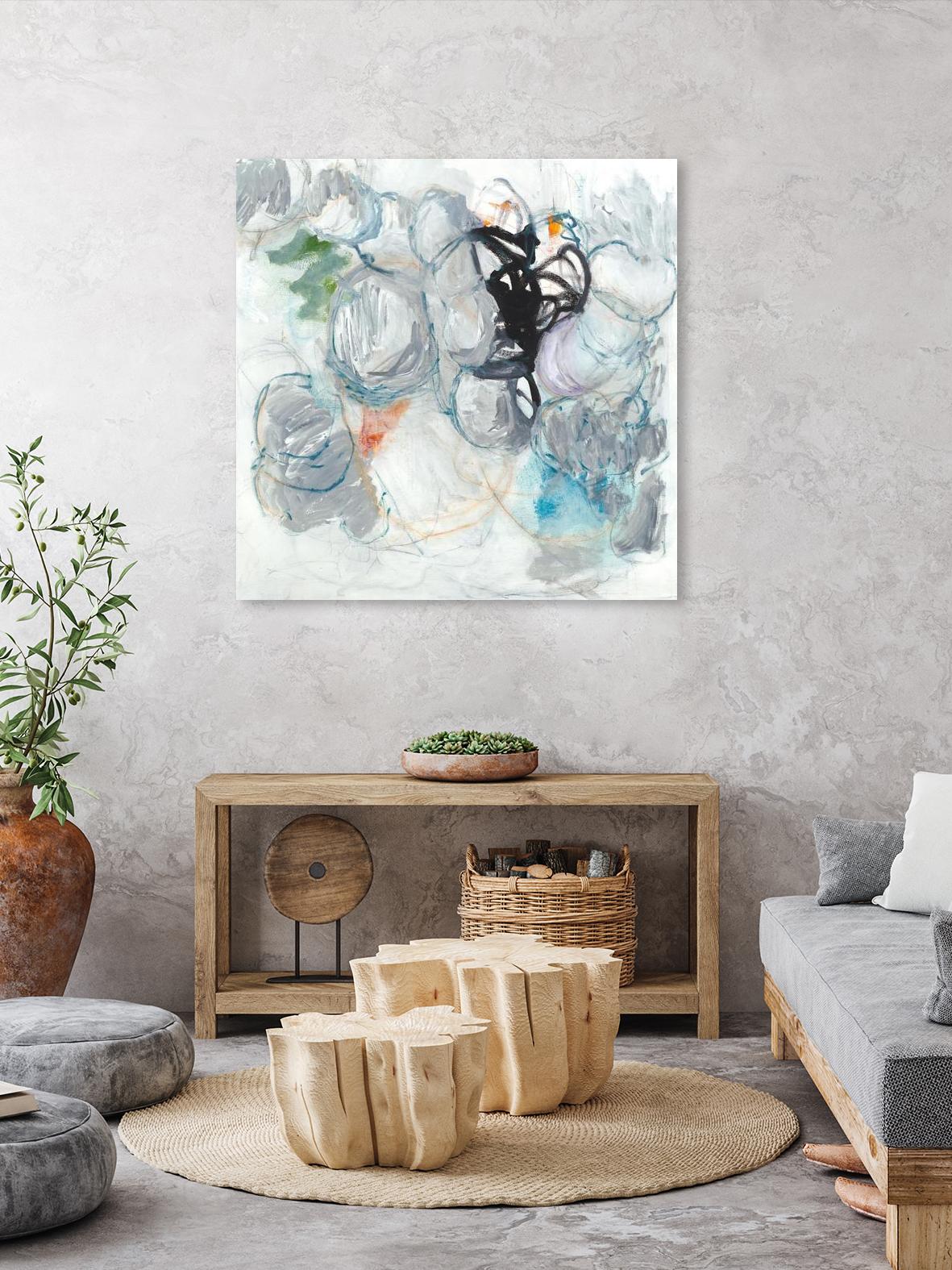 TUMBLE MOMENTUM by JEFF IORILLO on GIANT ART - blue abstract abstract