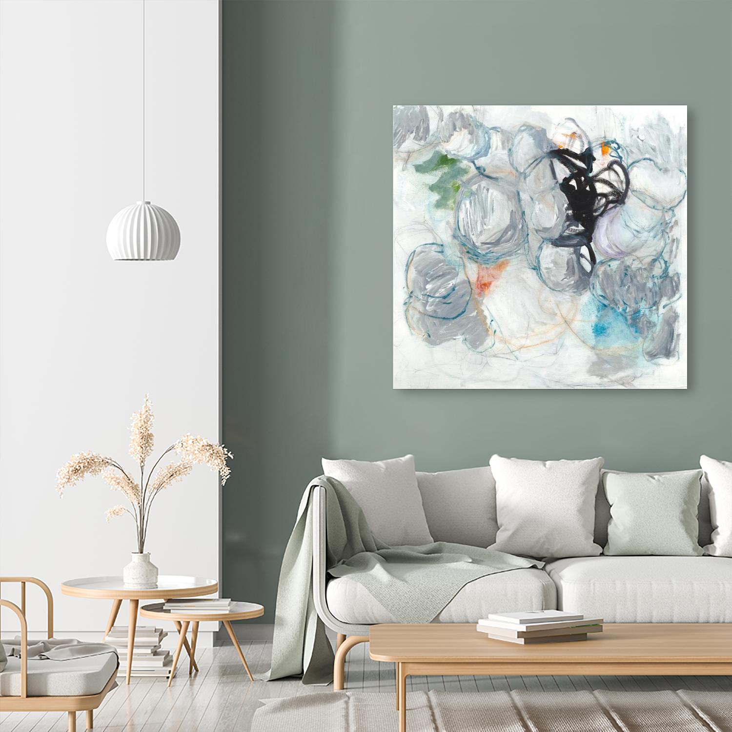 TUMBLE MOMENTUM by JEFF IORILLO on GIANT ART - blue abstract abstract