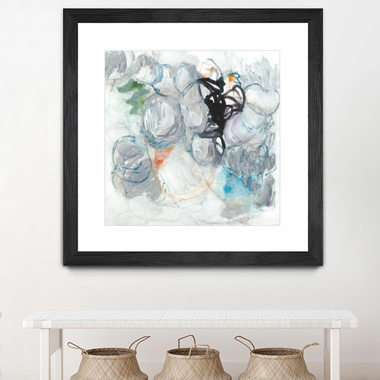 TUMBLE MOMENTUM by JEFF IORILLO on GIANT ART - blue abstract abstract