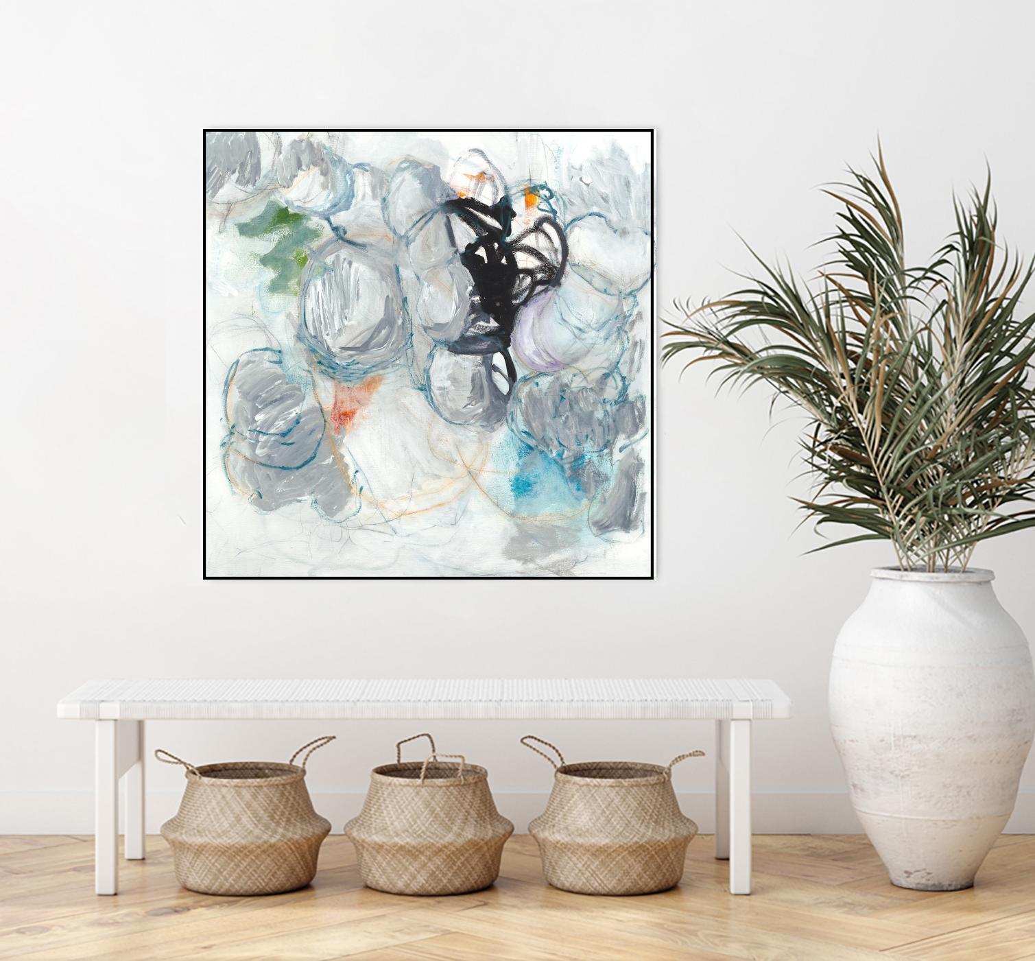 TUMBLE MOMENTUM by JEFF IORILLO on GIANT ART - blue abstract abstract