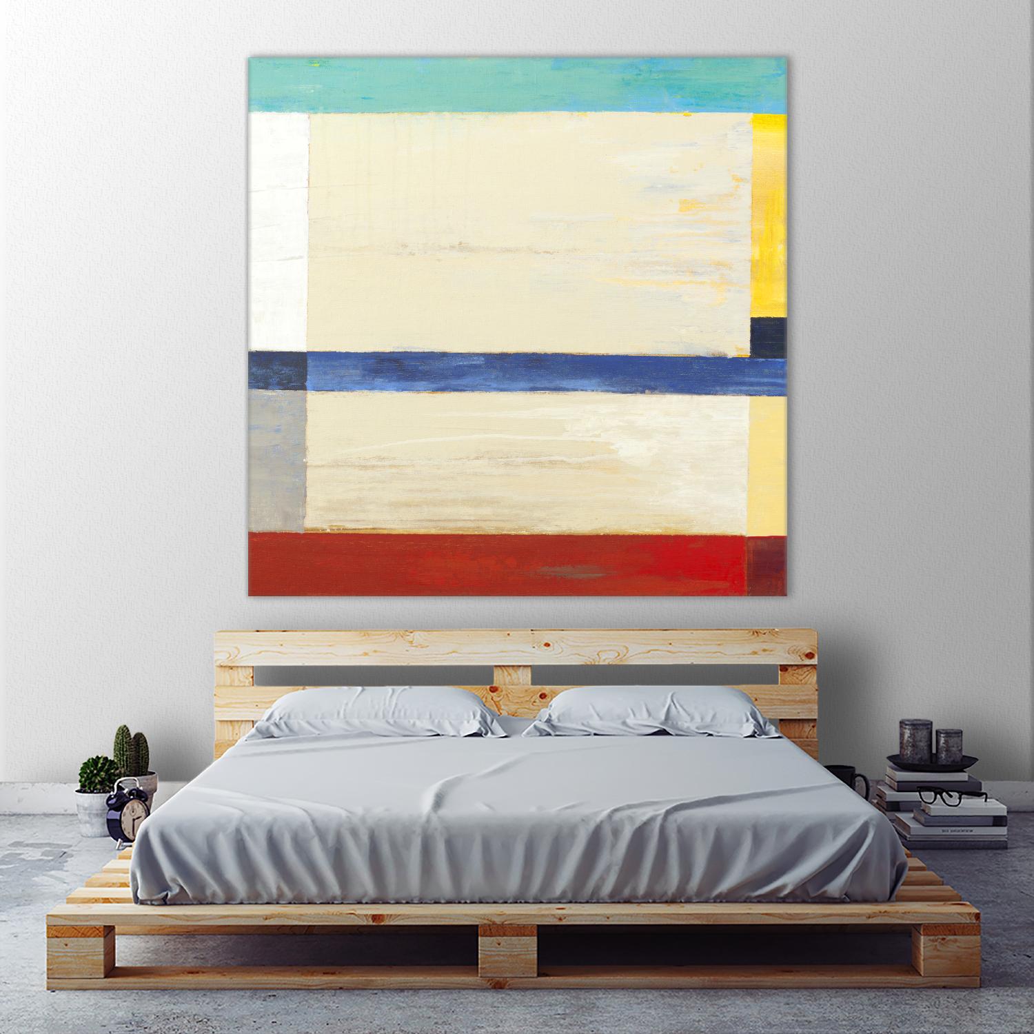 Retro Spectrum I by Liz Jardine on GIANT ART - red abstract