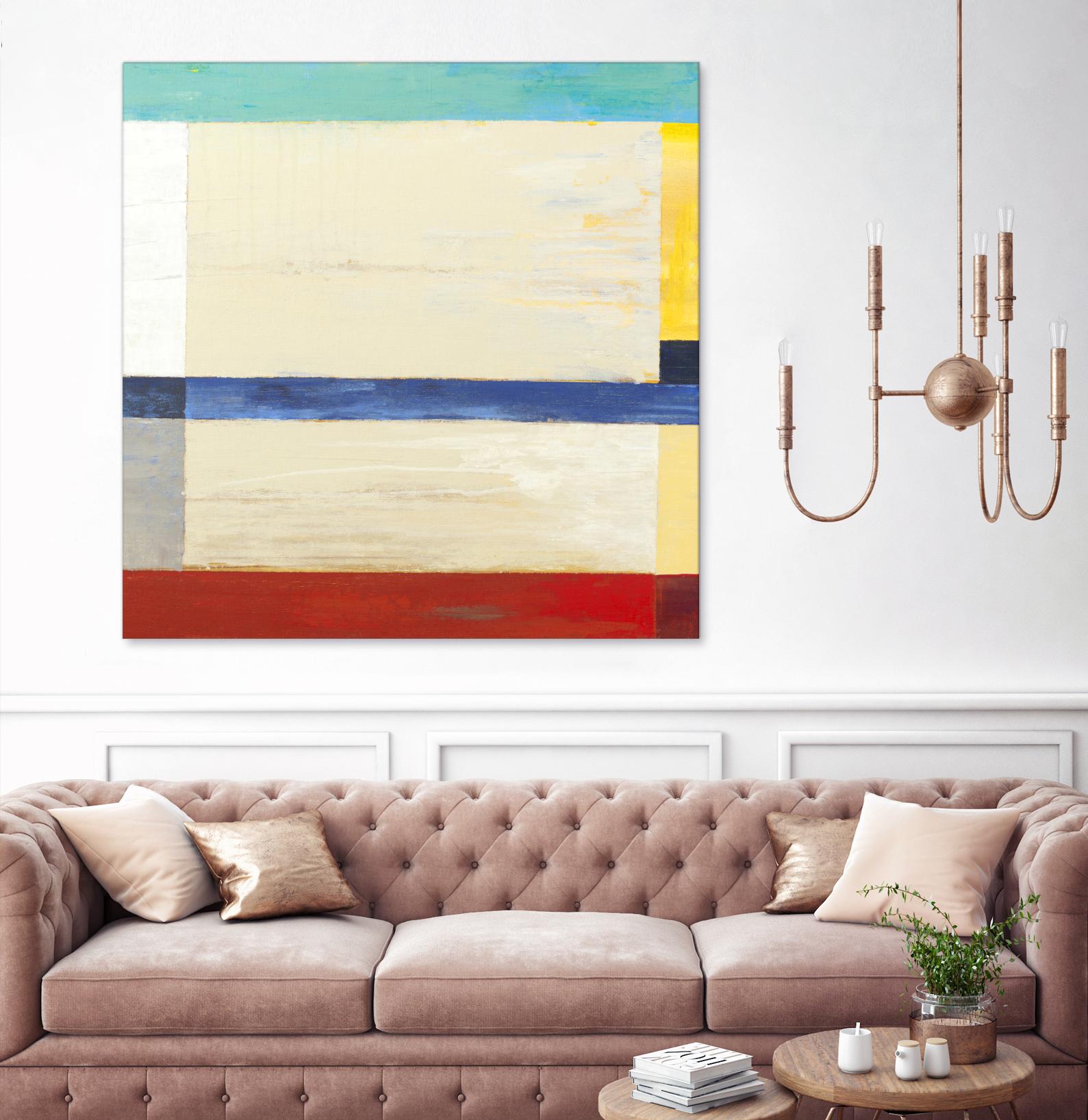 Retro Spectrum I by Liz Jardine on GIANT ART - red abstract