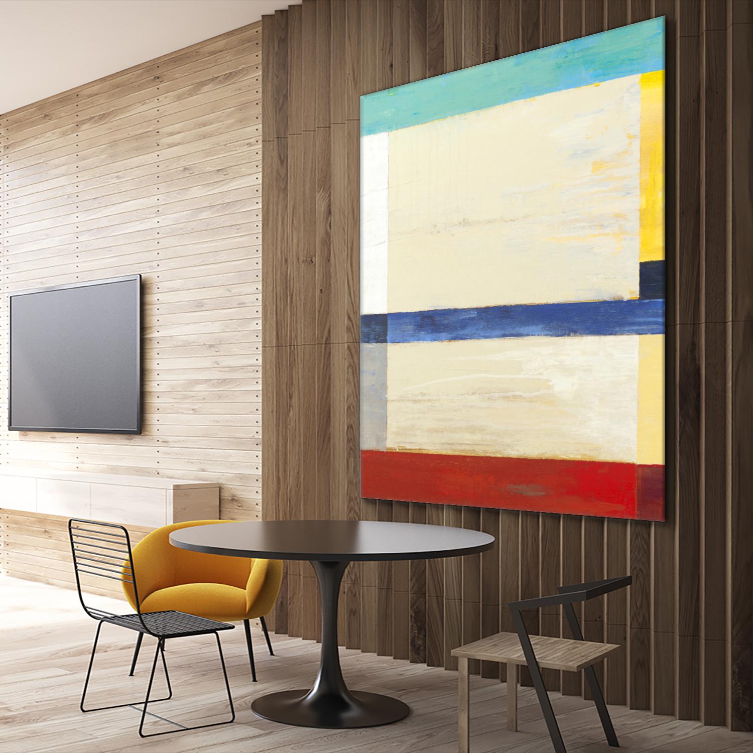 Retro Spectrum I by Liz Jardine on GIANT ART - red abstract