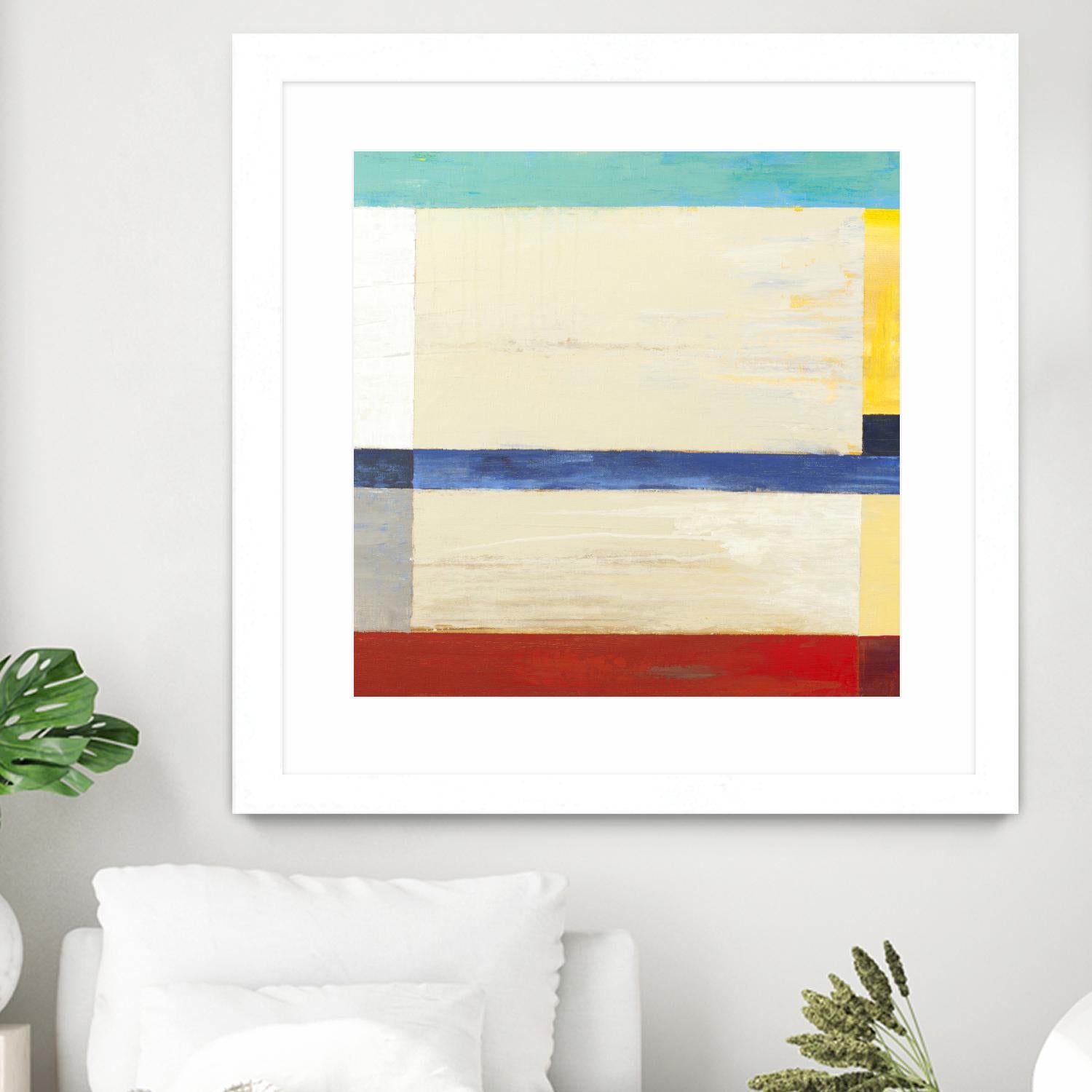 Retro Spectrum I by Liz Jardine on GIANT ART - red abstract