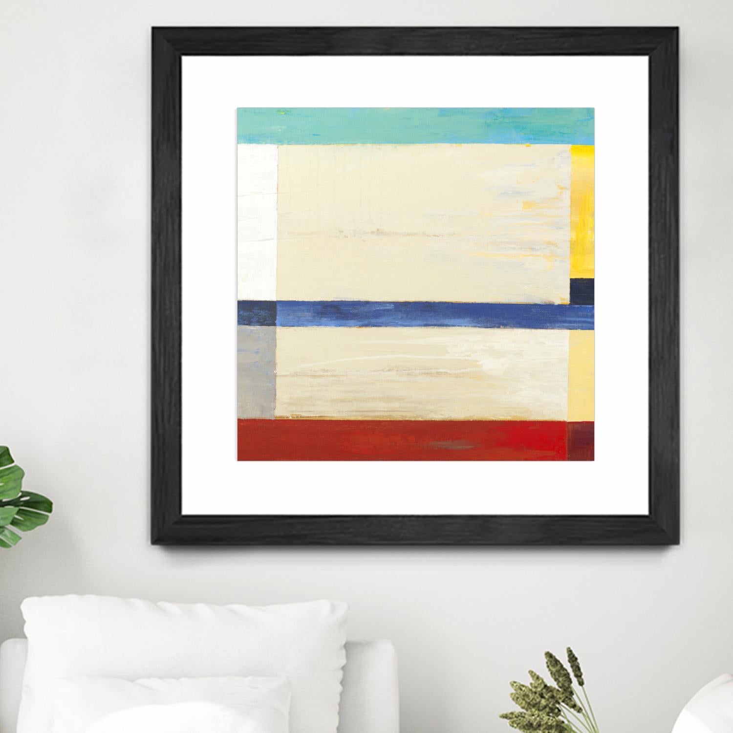 Retro Spectrum I by Liz Jardine on GIANT ART - red abstract