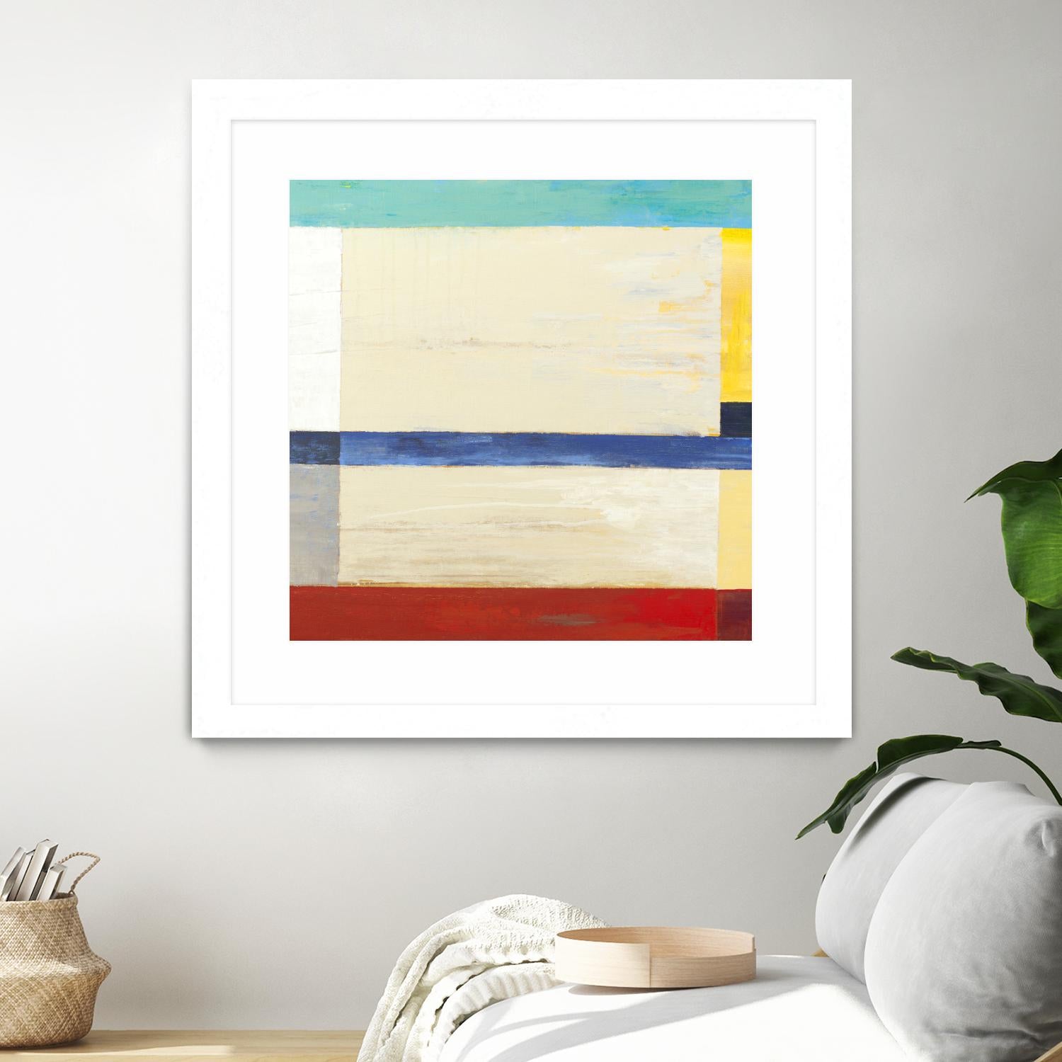 Retro Spectrum I by Liz Jardine on GIANT ART - red abstract