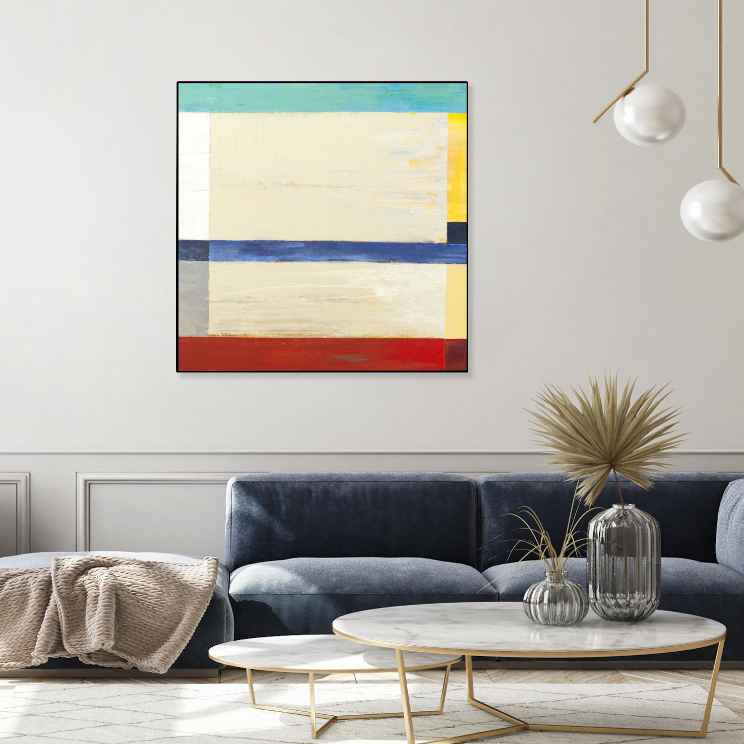 Retro Spectrum I by Liz Jardine on GIANT ART - red abstract