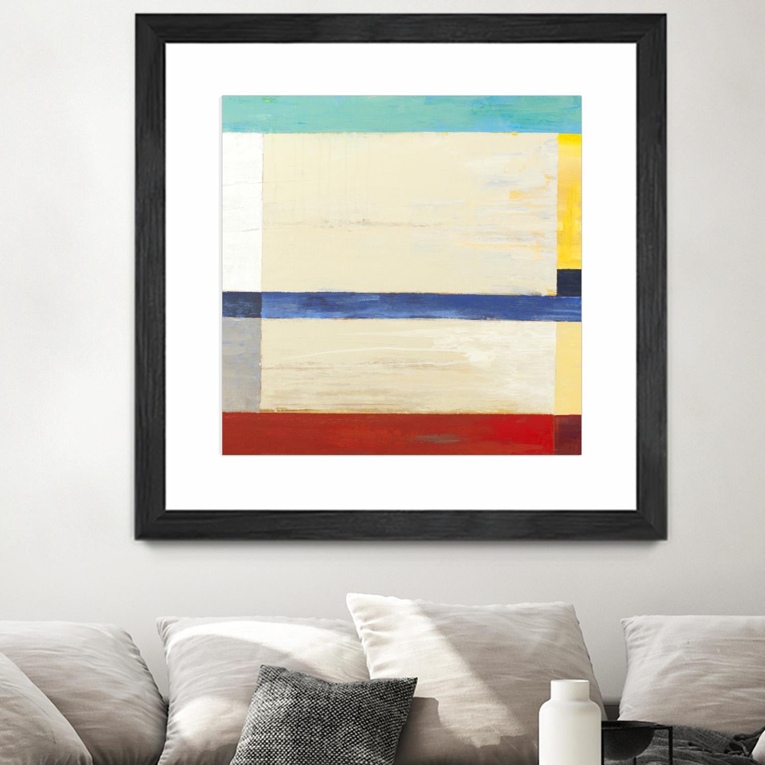 Retro Spectrum I by Liz Jardine on GIANT ART - red abstract