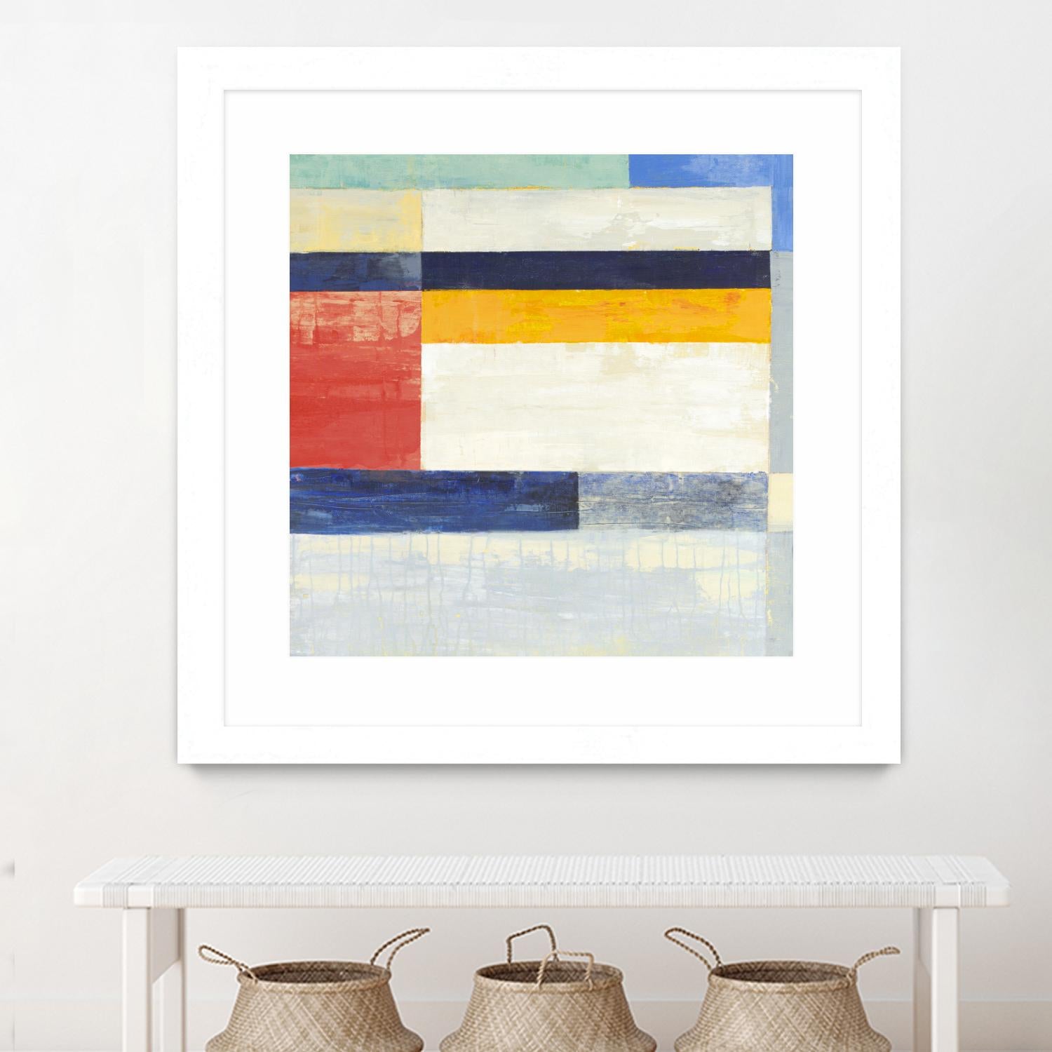 Retro Spectrum II by Liz Jardine on GIANT ART - white abstract