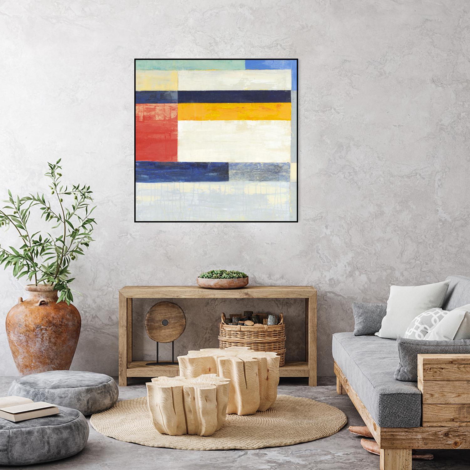 Retro Spectrum II by Liz Jardine on GIANT ART - white abstract